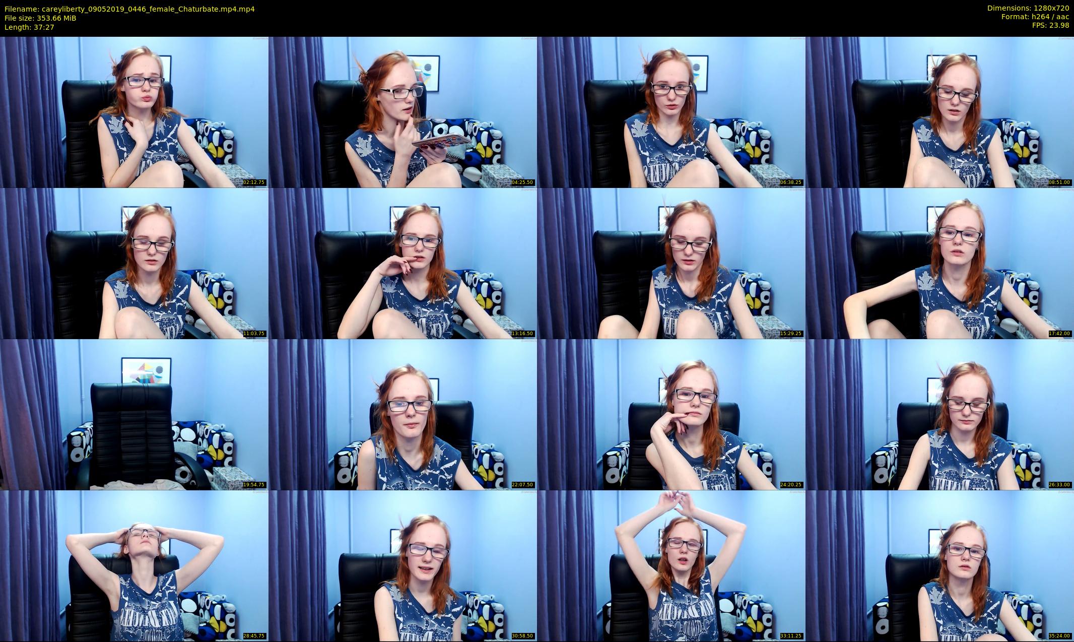 careyliberty — 38 minute Chaturbate Female cam show, May 9, 2019