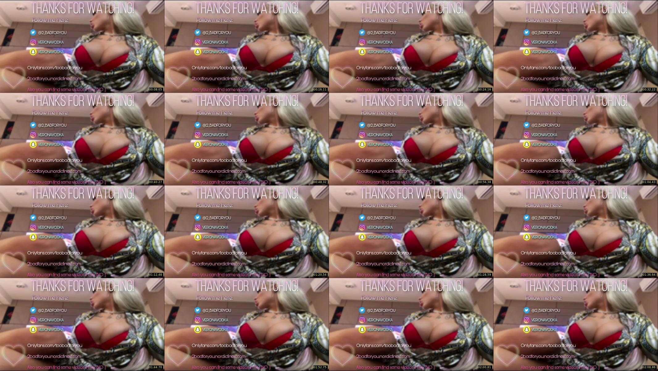 2badforyou — 3 minute Chaturbate Couple cam show, Jun 21, 2021