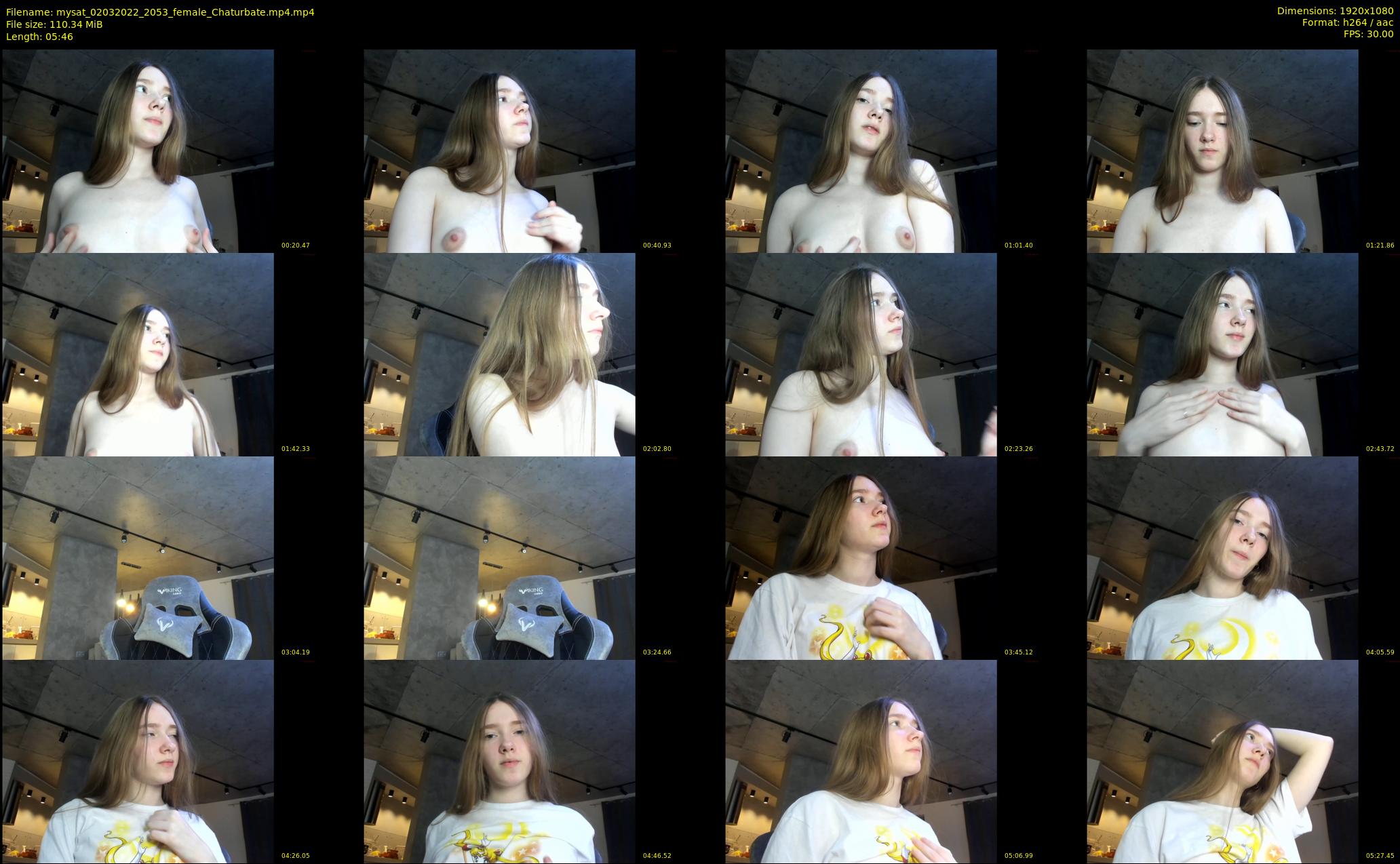 mysat — 6 minute Chaturbate Female cam show, Mar 2, 2022