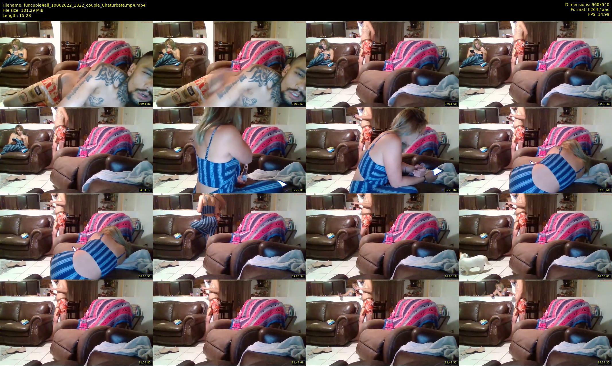 funcuple4all — 16 minute Chaturbate Couple cam show, Jun 10, 2022