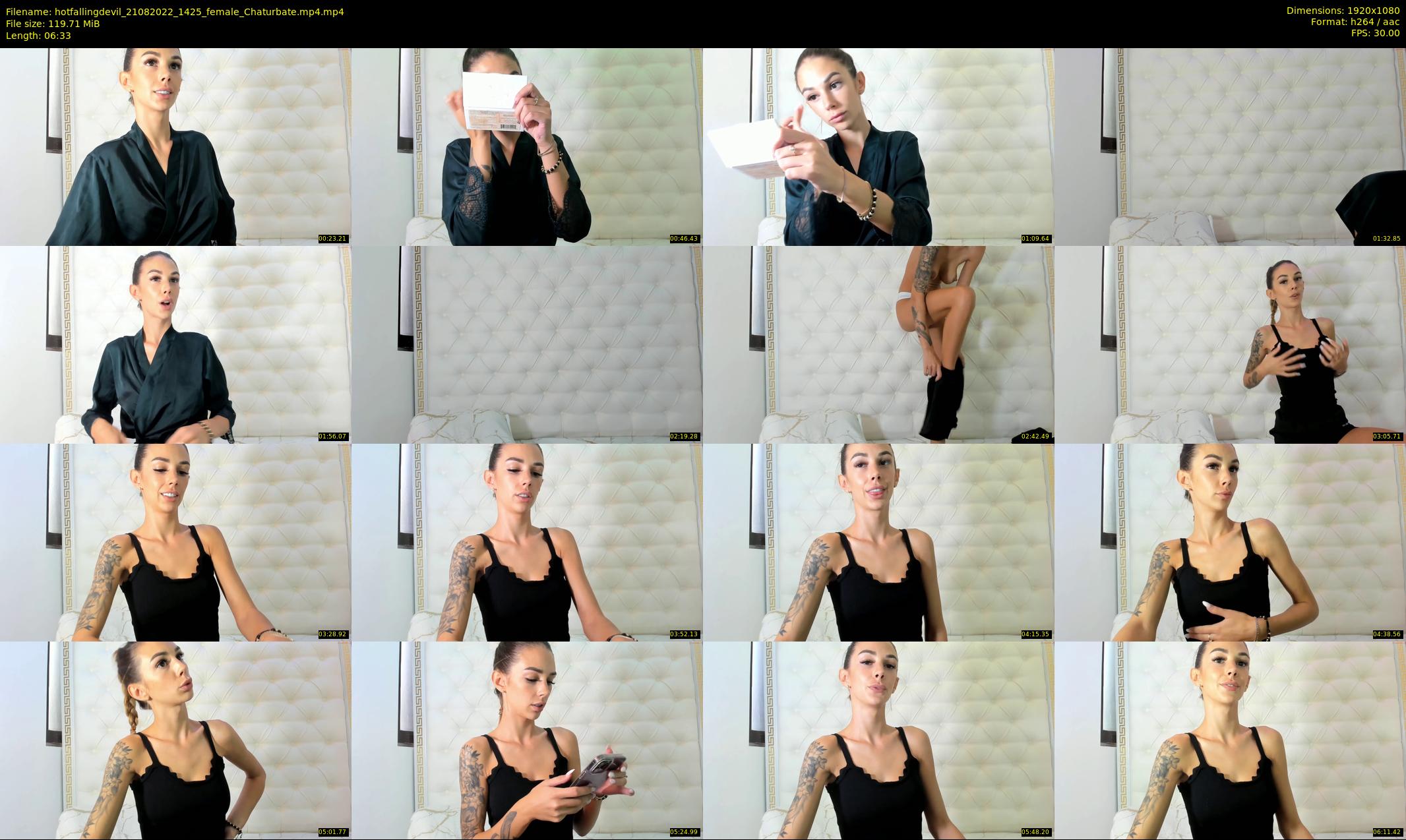 hotfallingdevil — 7 minute Chaturbate Female cam show, Aug 21, 2022