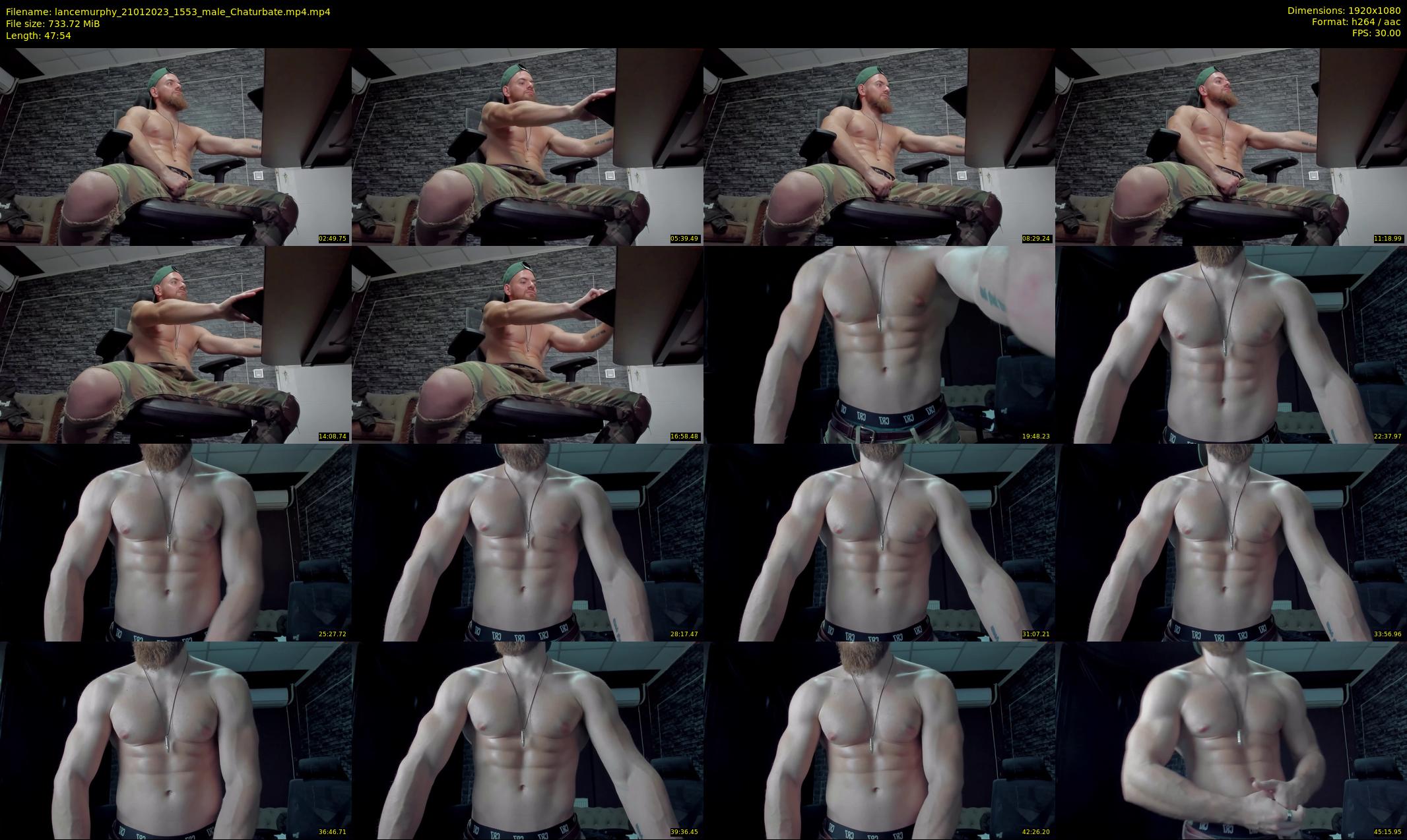 lancemurphy — 48 minute Chaturbate Male cam show, Jan 21, 2023