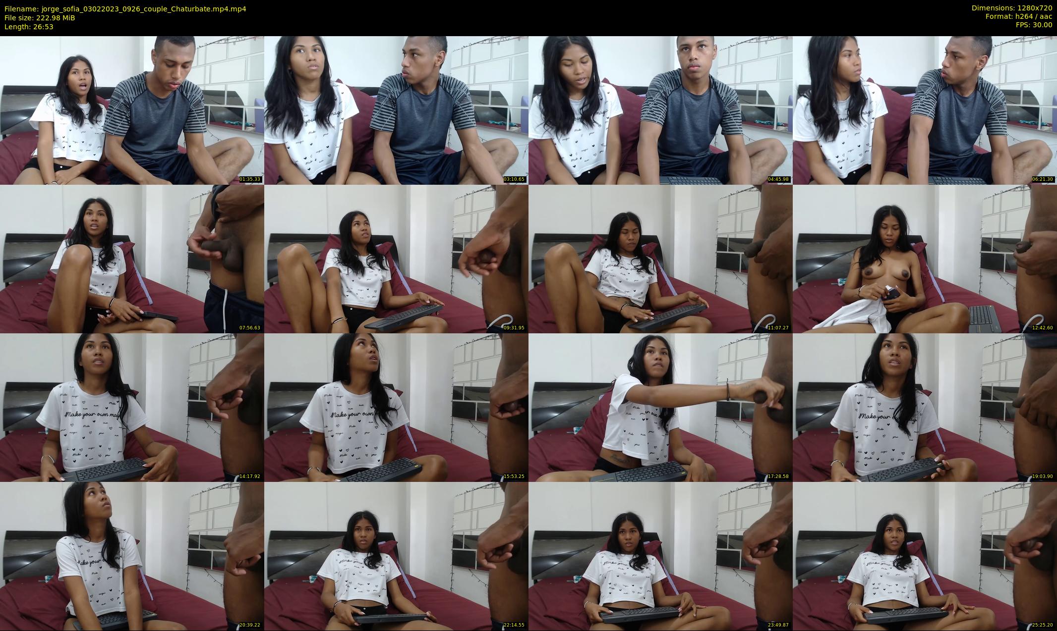 jorge_sofia — 27 minute Chaturbate Couple cam show, Feb 3, 2023