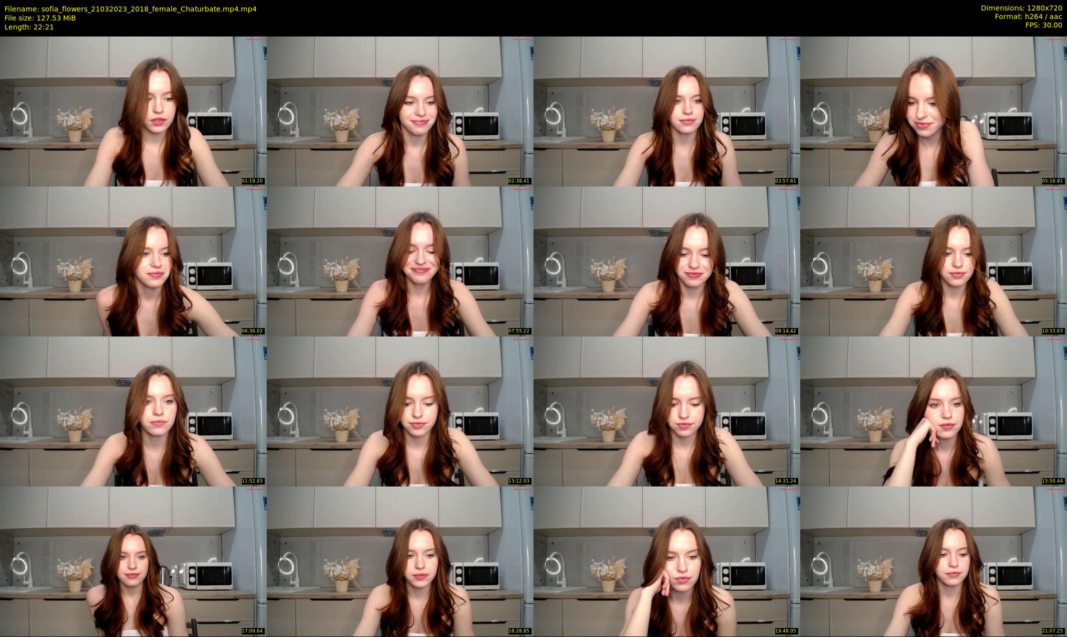 sofia_flowers — 23 minute Chaturbate Female cam show, Mar 21, 2023