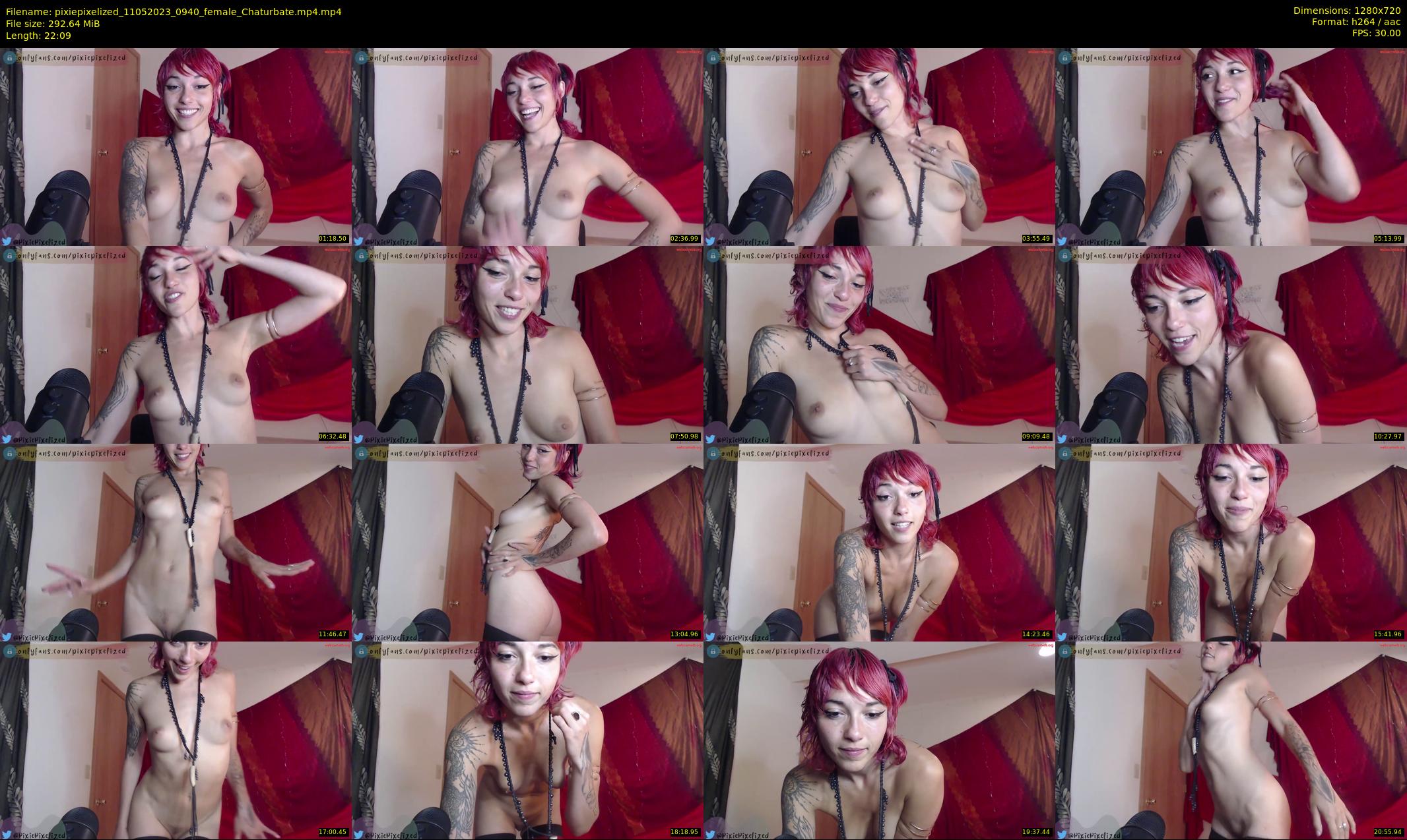 pixiepixelized — 23 minute Chaturbate Female cam show, May 11, 2023