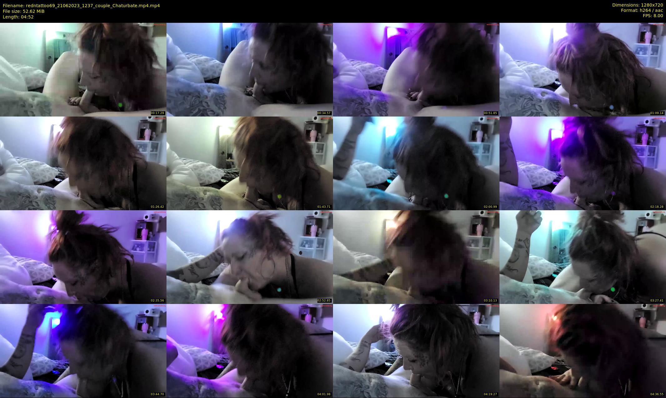 redntattoo69 — 5 minute Chaturbate Couple cam show, Jun 21, 2023