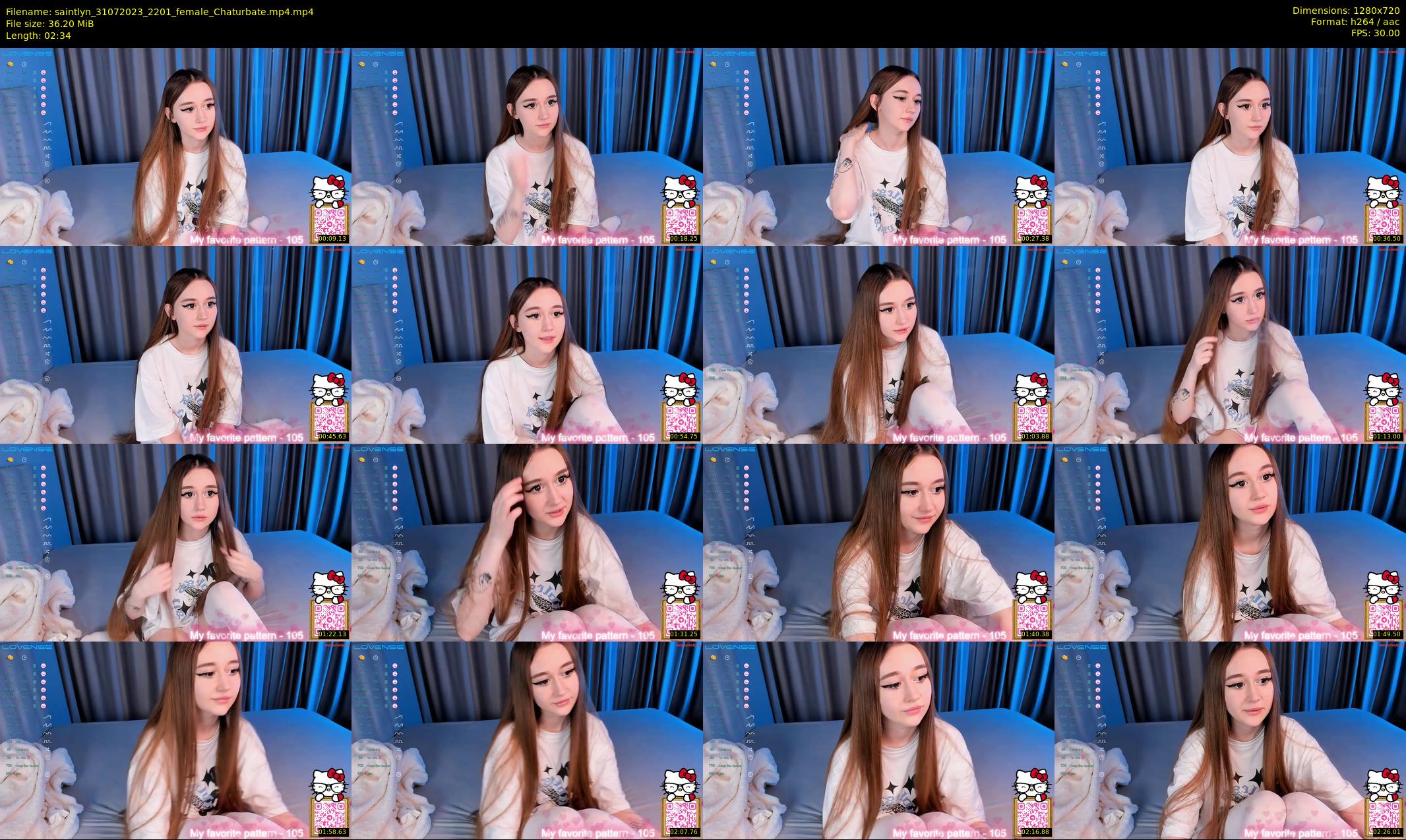 saintlyn — Chaturbate Female cam show, Jul 31, 2023