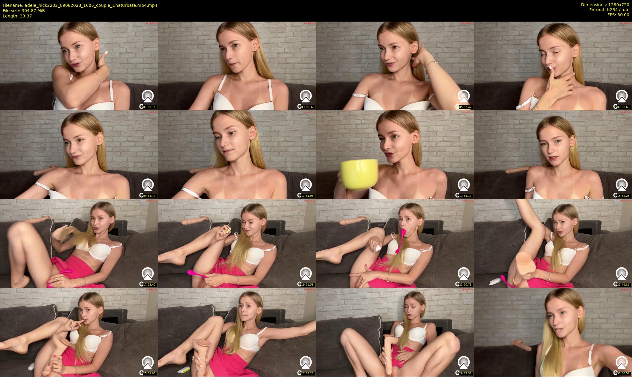 adele_nick2202 — Chaturbate Couple cam show, Aug 9, 2023