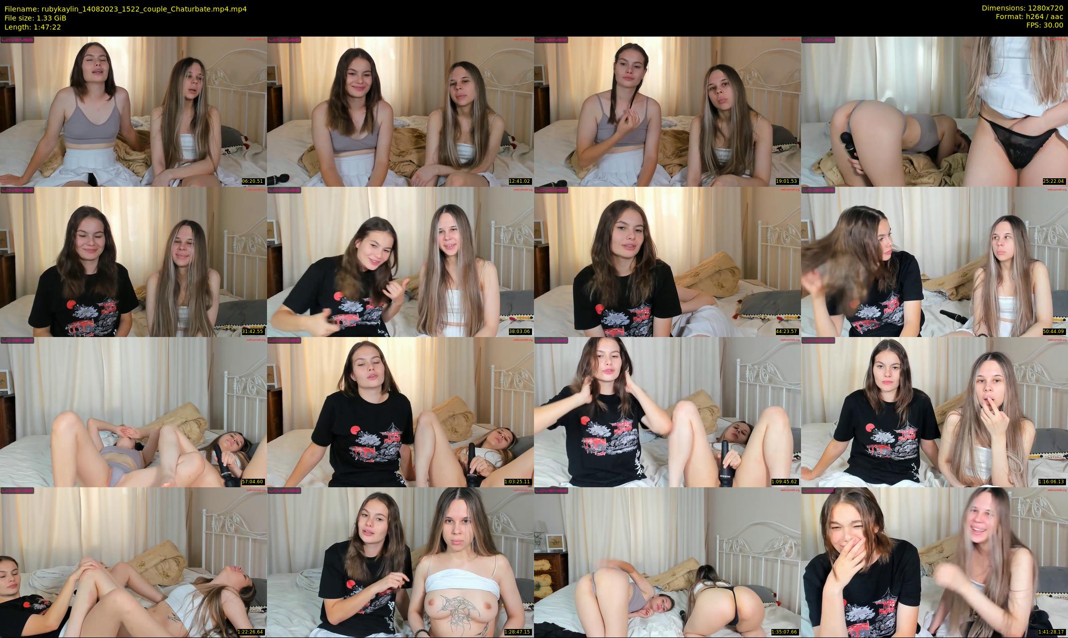 rubykaylin — 108 minute Chaturbate Couple cam show, Aug 14, 2023