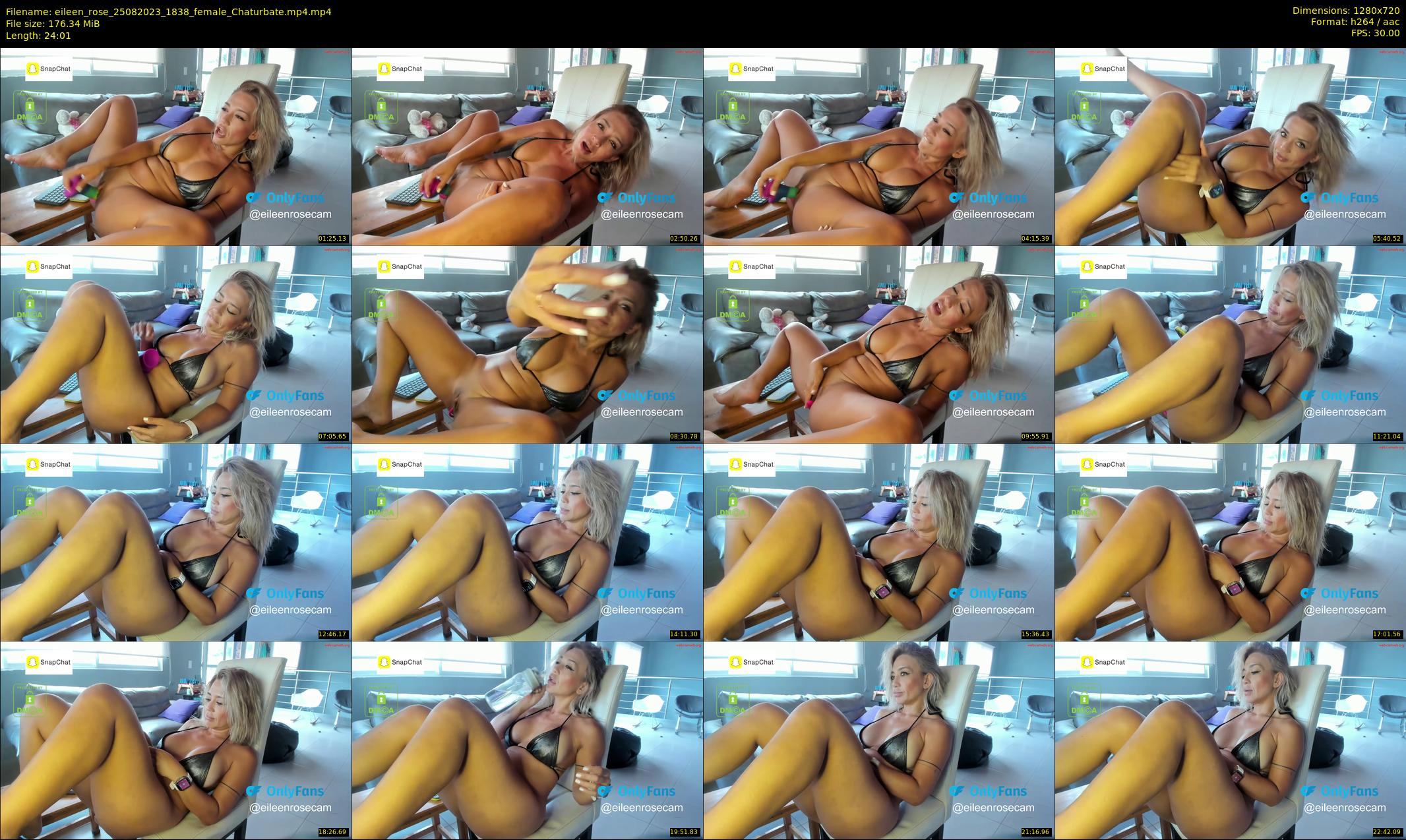 eileen_rose — Chaturbate Female cam show, Aug 25, 2023