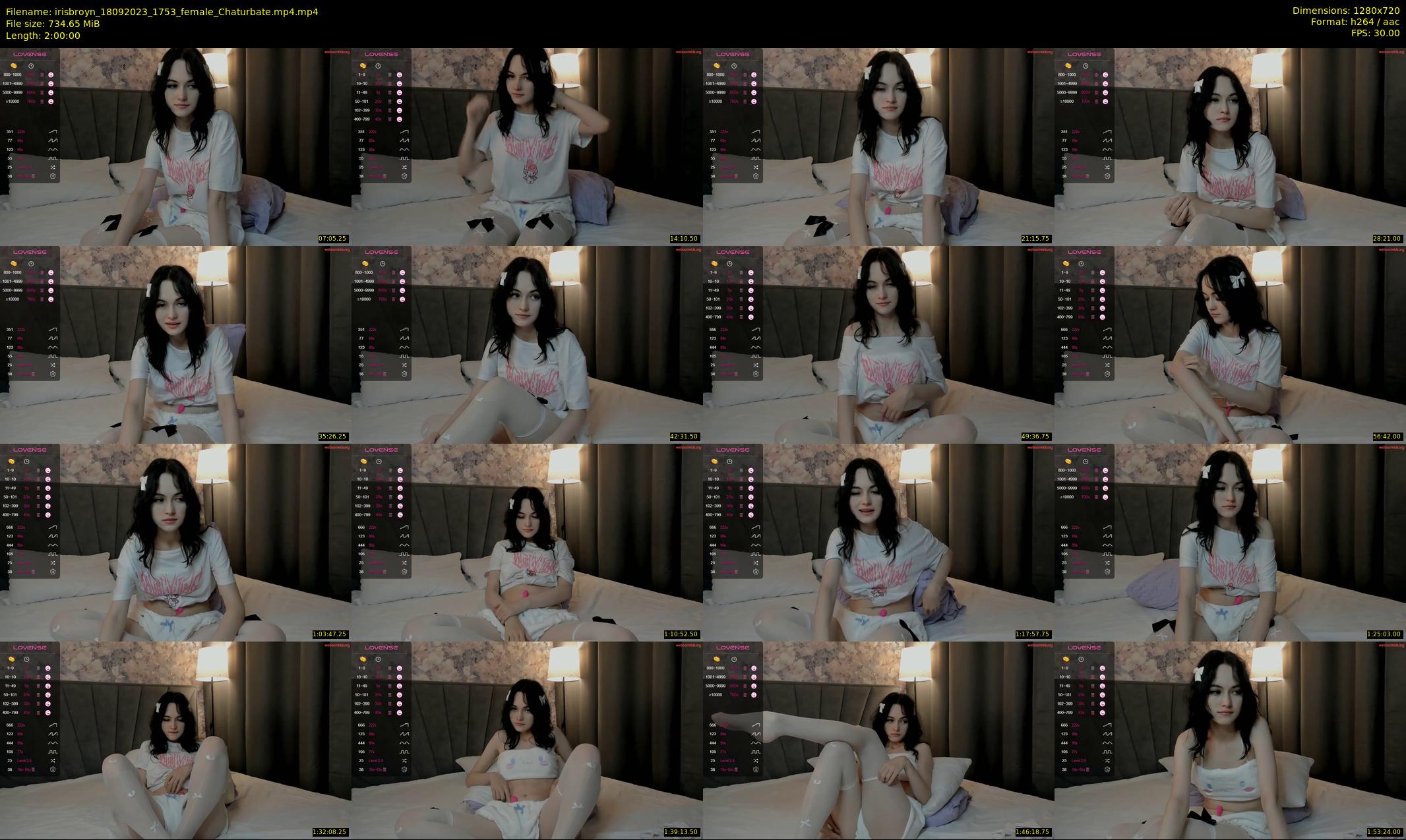 irisbroyn — 120 minute Chaturbate Female cam show, Sep 18, 2023