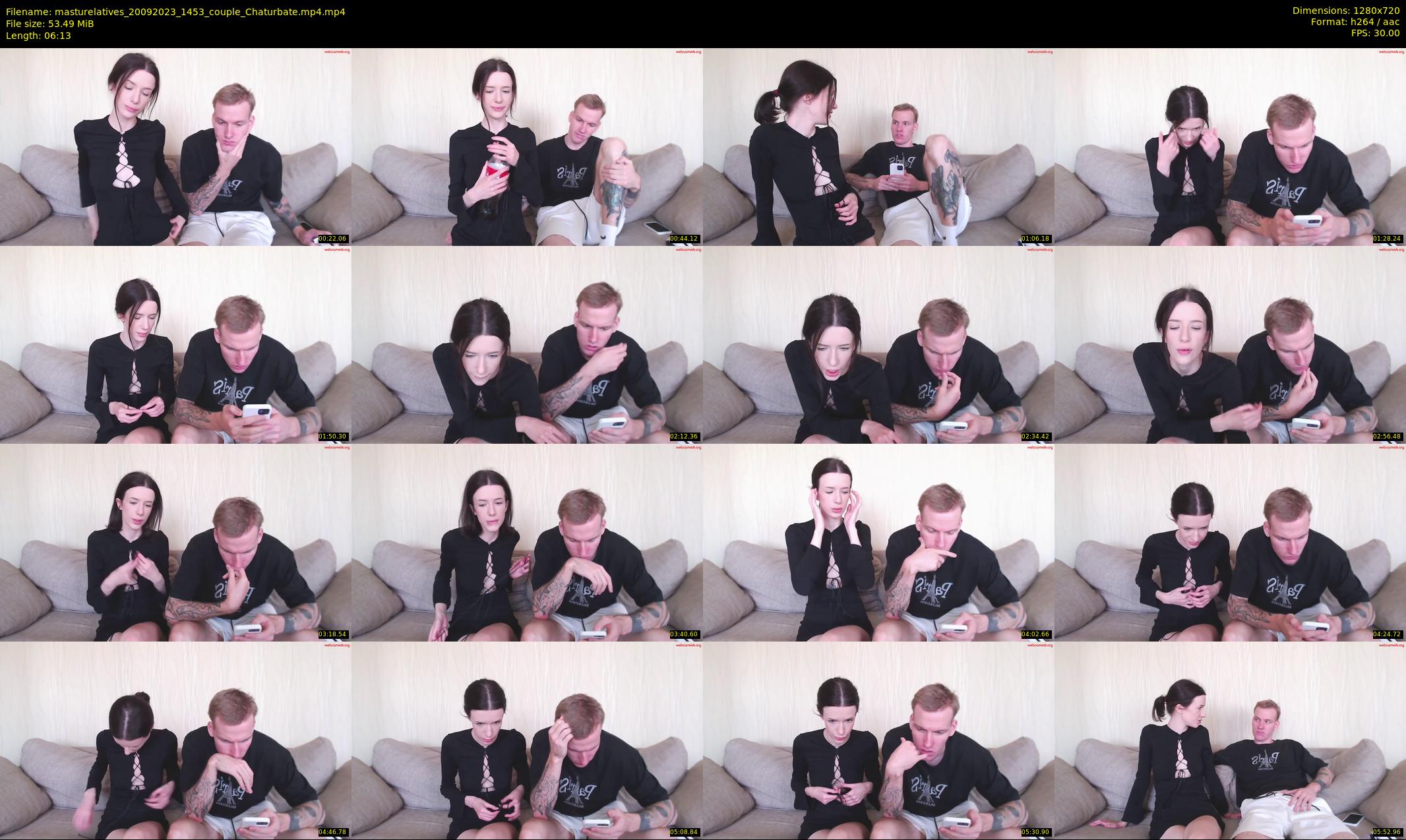 masturelatives — Chaturbate Couple cam show, Sep 20, 2023