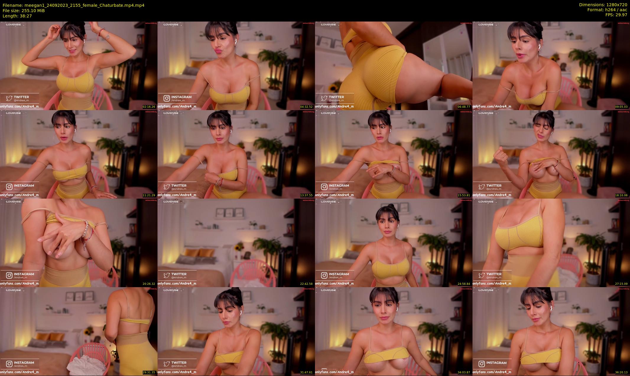 meegan1 — Chaturbate Female cam show, Sep 24, 2023