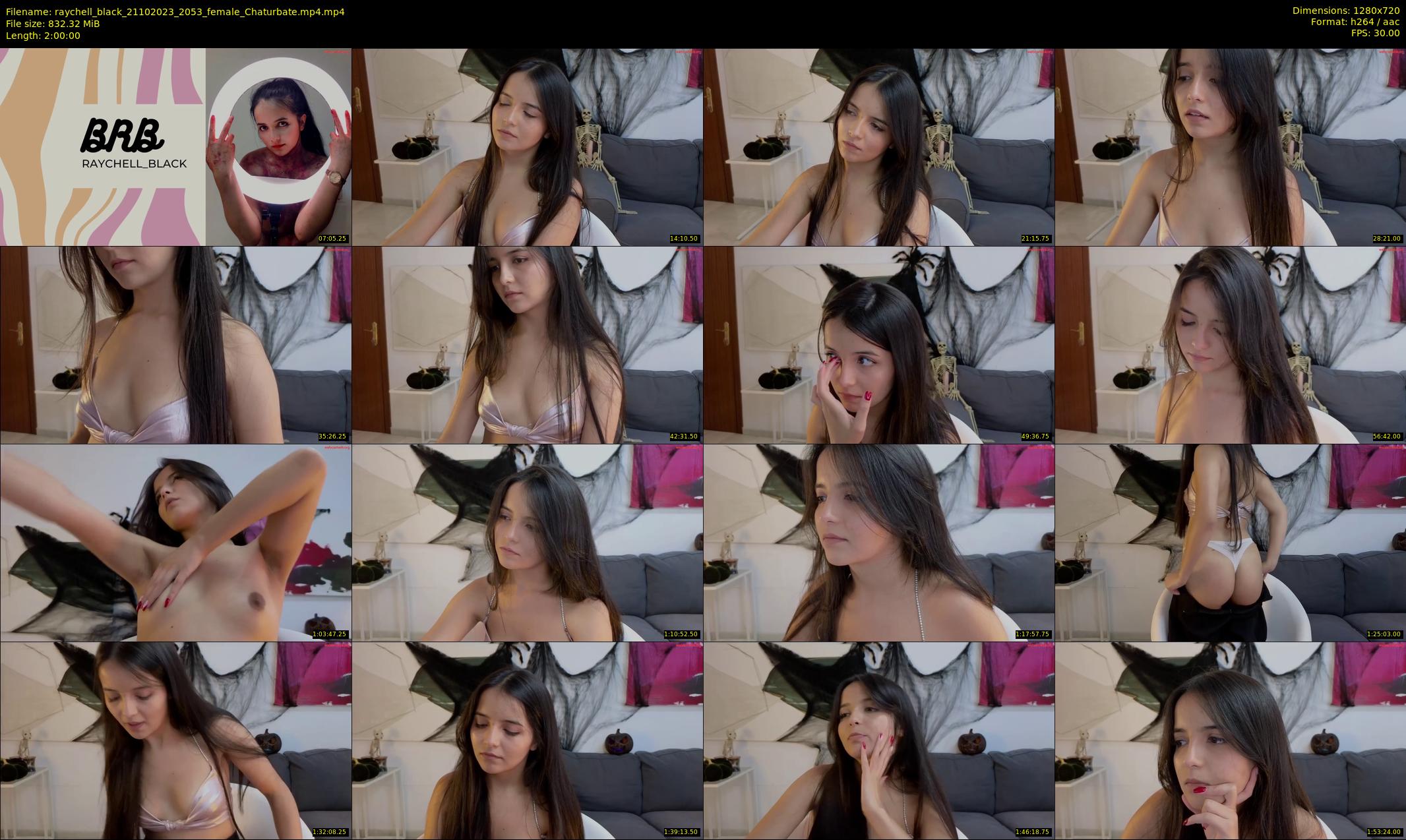 raychell_black — Chaturbate Female cam show, Oct 21, 2023