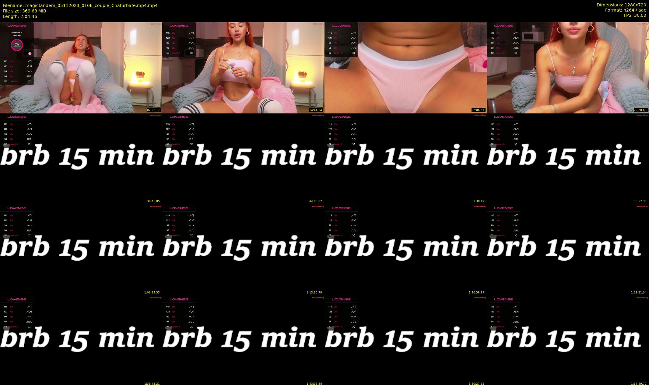 magictandem — Chaturbate Couple cam show, Nov 4, 2023