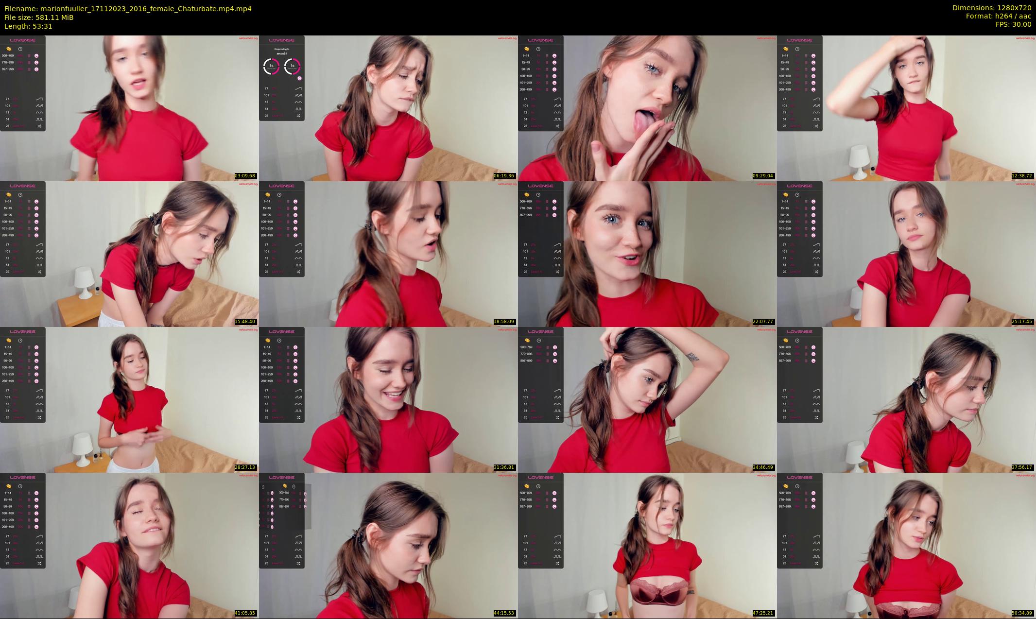 marionfuuller — Chaturbate Female cam show, Nov 17, 2023