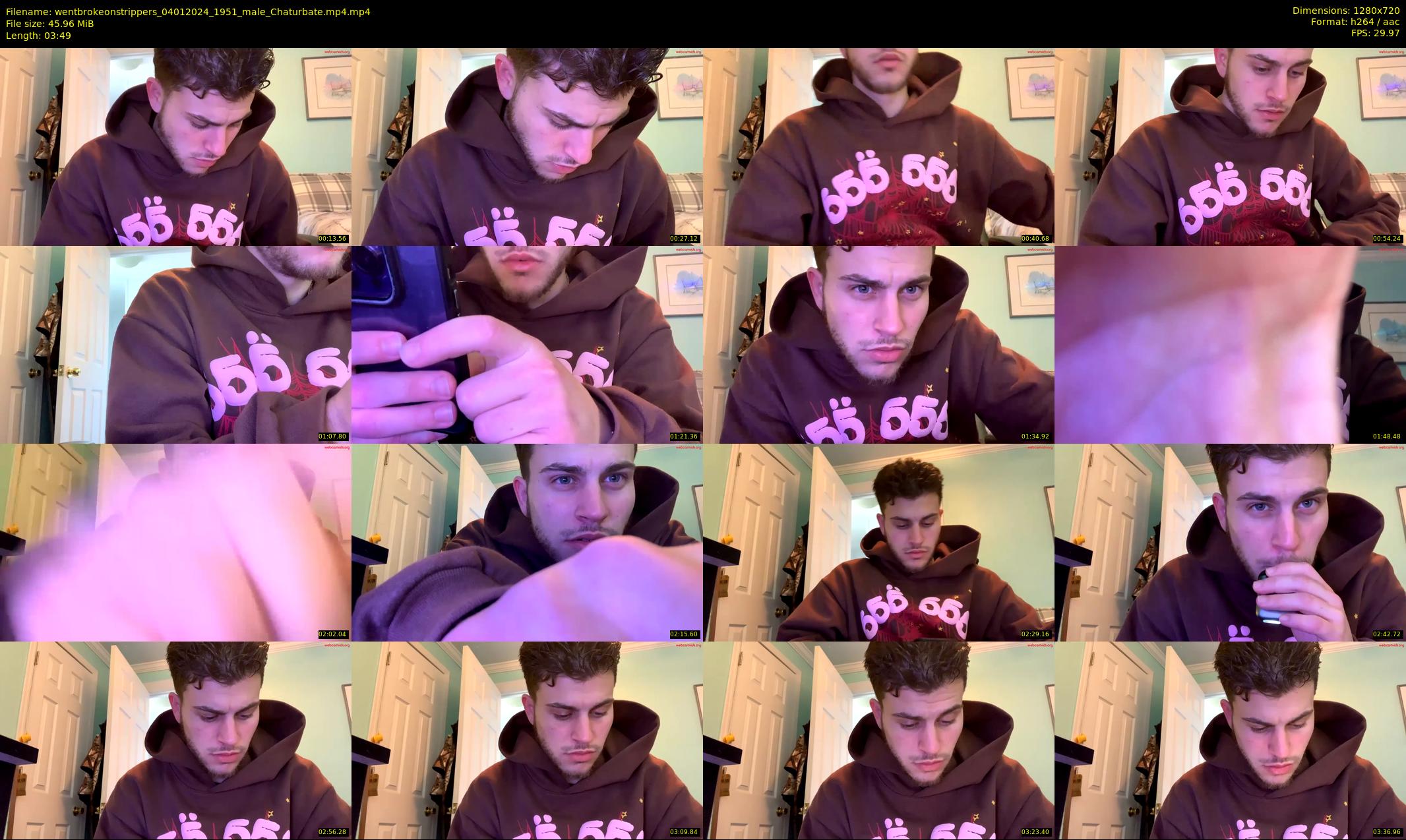 wentbrokeonstrippers — Chaturbate Male cam show, Jan 4, 2024
