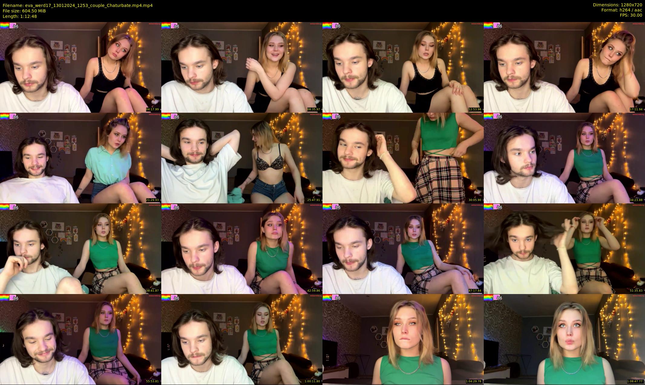 eva_werd17 — Chaturbate Couple cam show, Jan 13, 2024