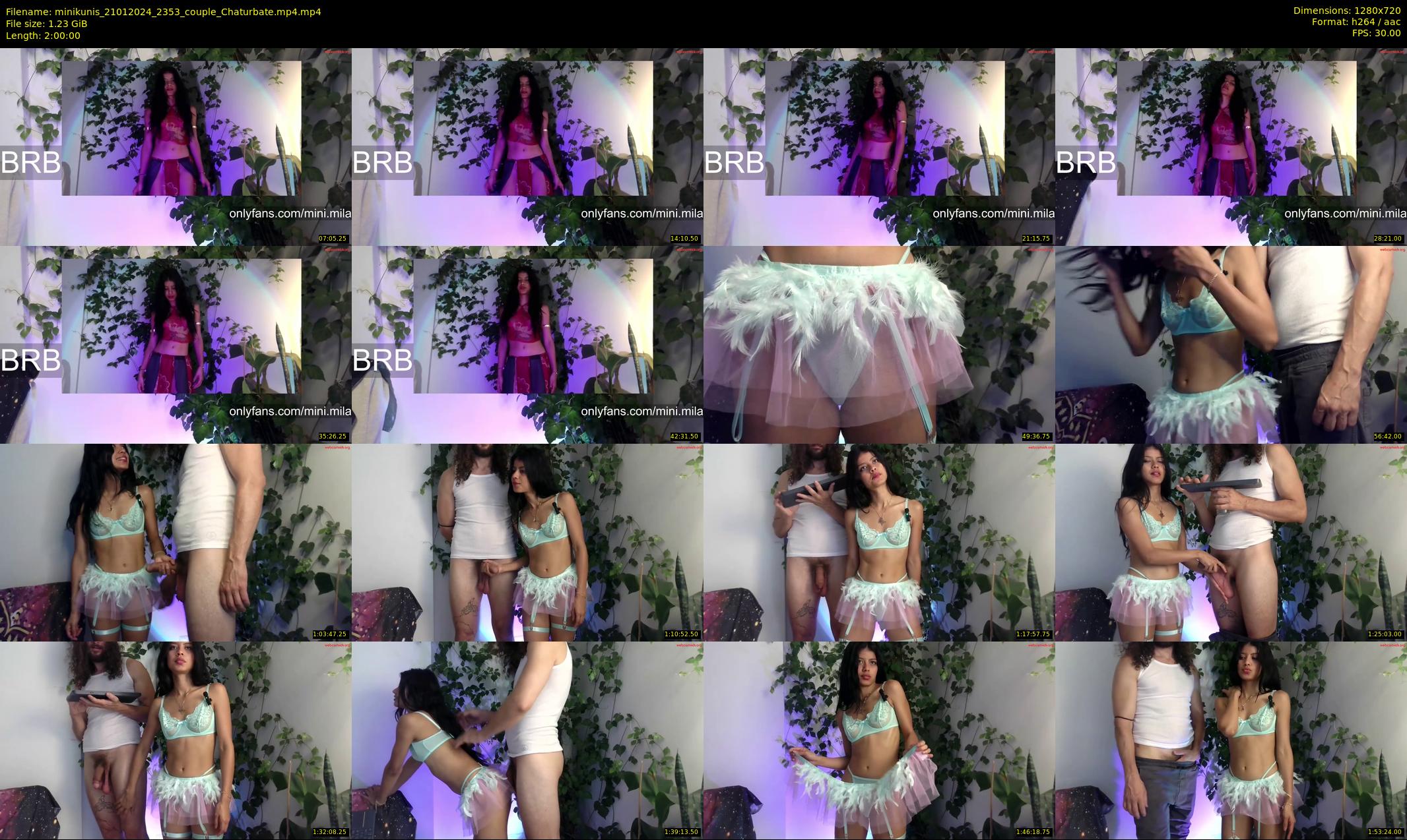 minikunis — Chaturbate Couple cam show, Jan 21, 2024