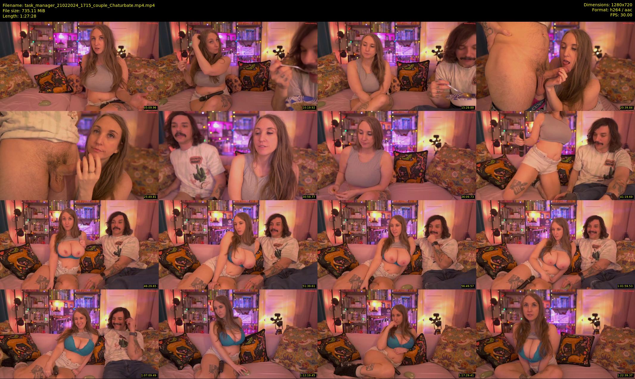 task_manager — 88 minute Chaturbate Couple cam show, Feb 21, 2024