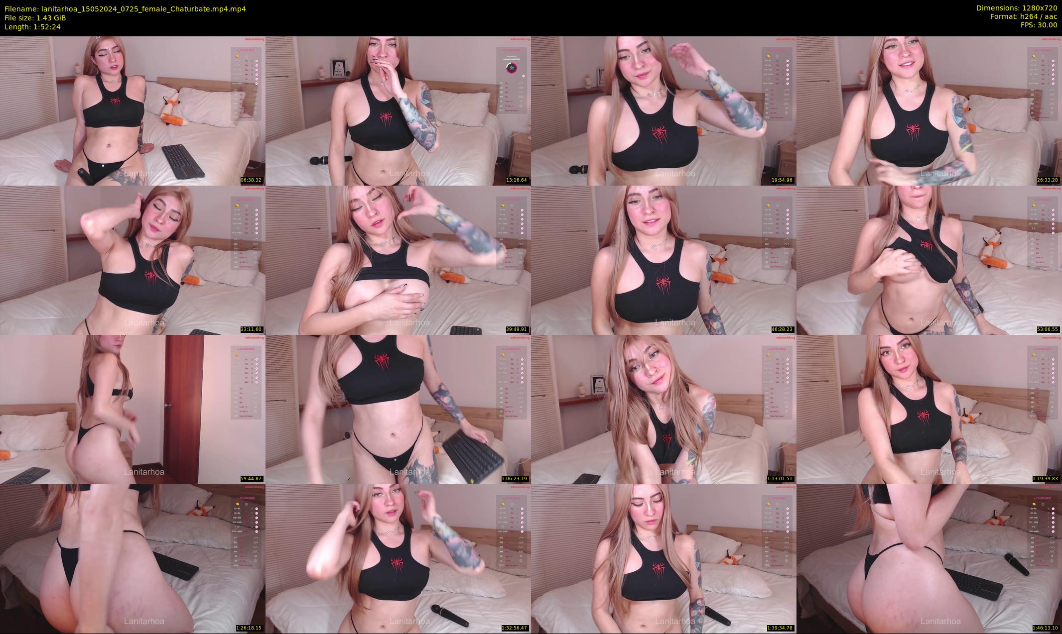 lanitarhoa — Chaturbate Female cam show, May 15, 2024