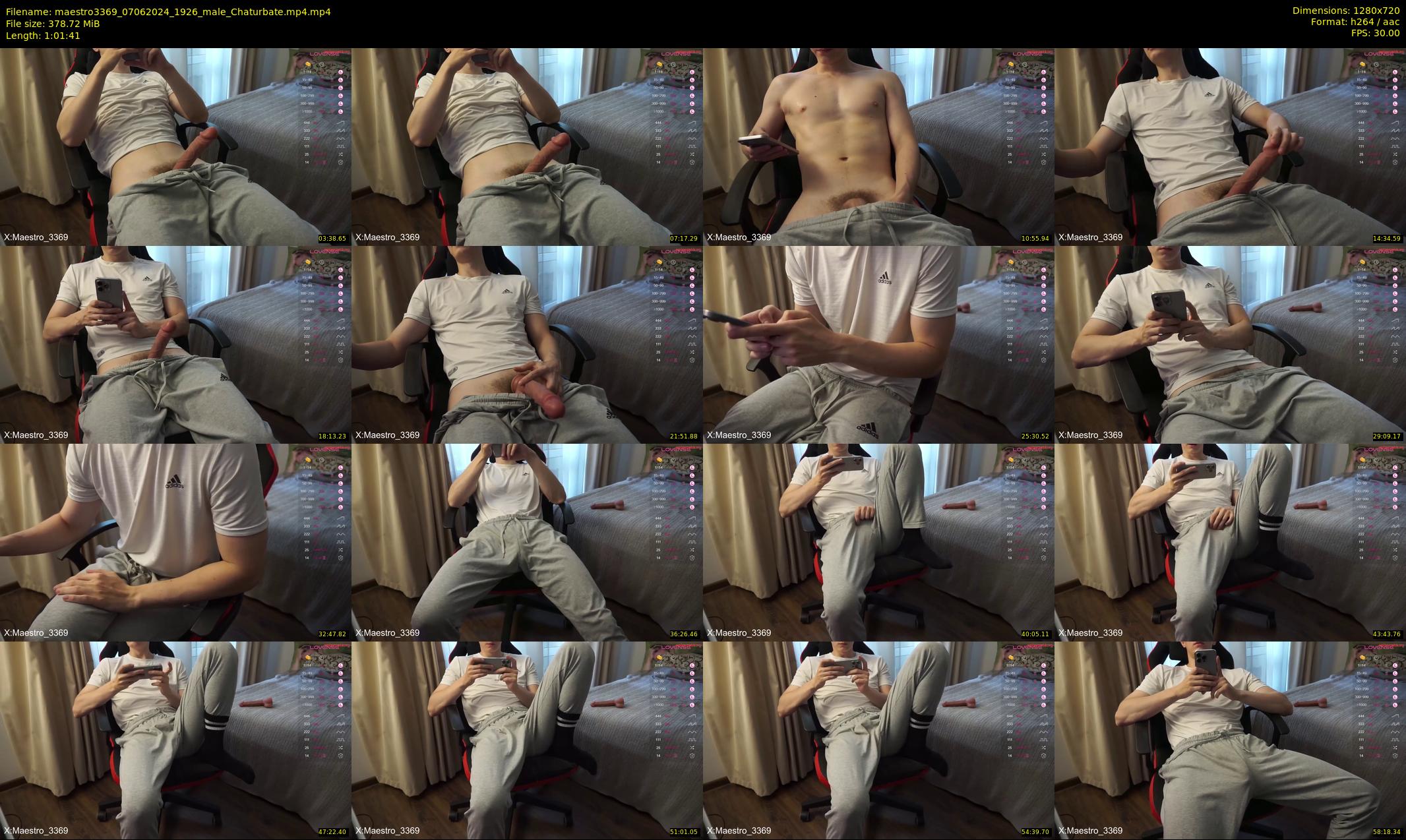 maestro3369 — Chaturbate Male cam show, Jun 7, 2024