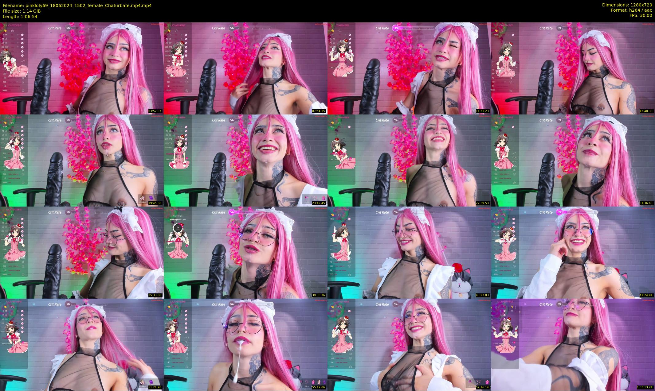 pinkloly69 — Chaturbate Female cam show, Jun 18, 2024