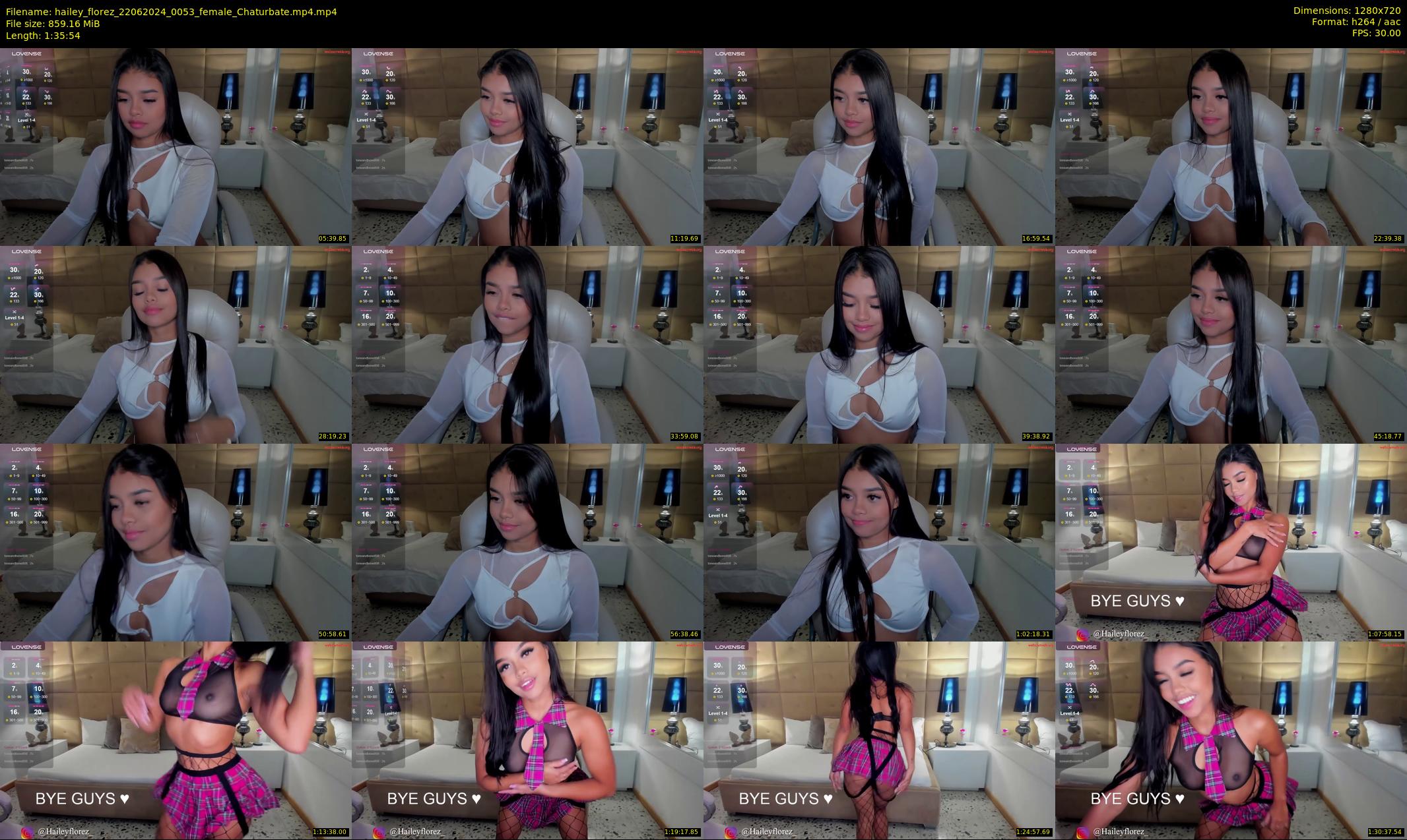 hailey_florez — Chaturbate Female cam show, Jun 21, 2024