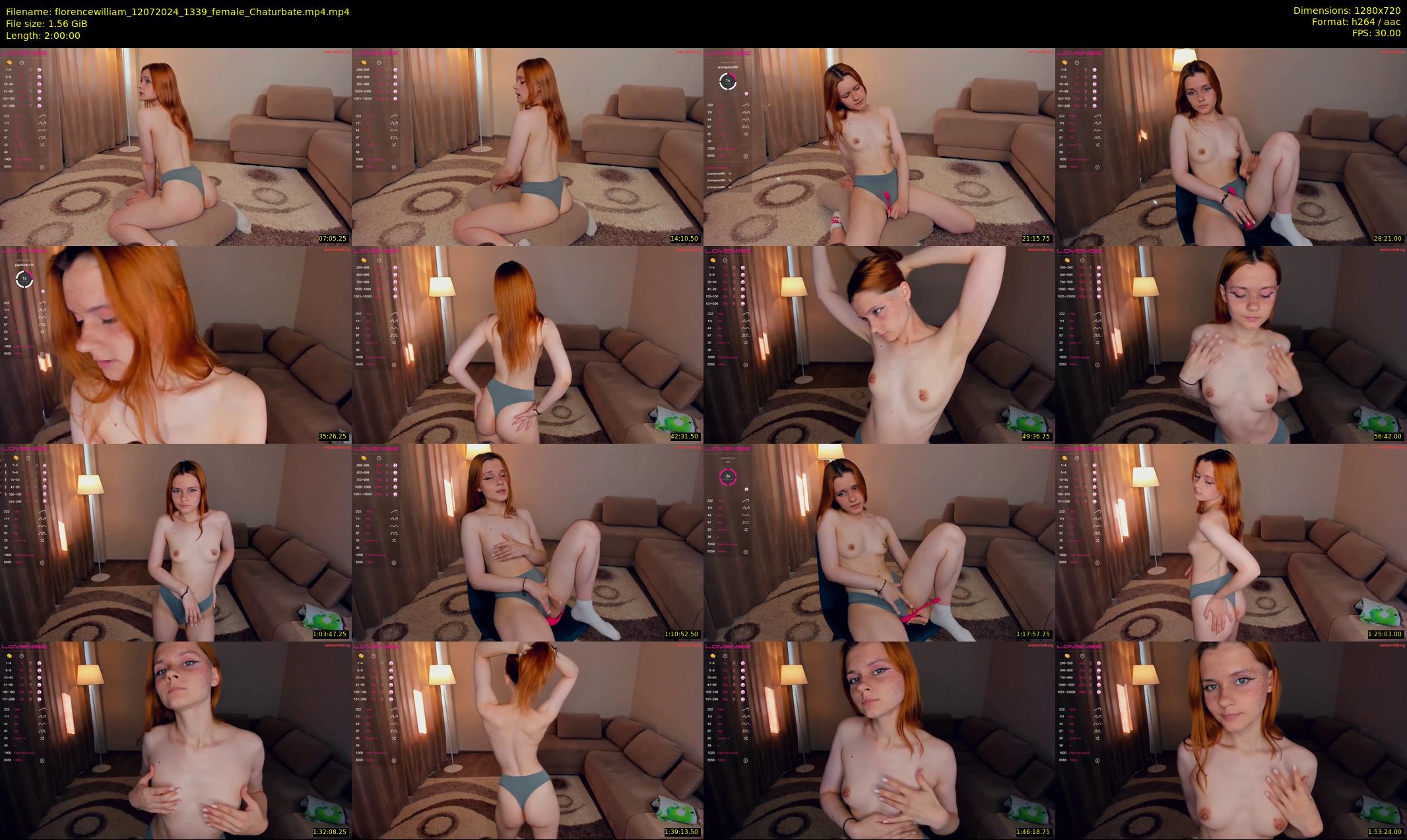 florencewilliam — Chaturbate Female cam show, Jul 12, 2024