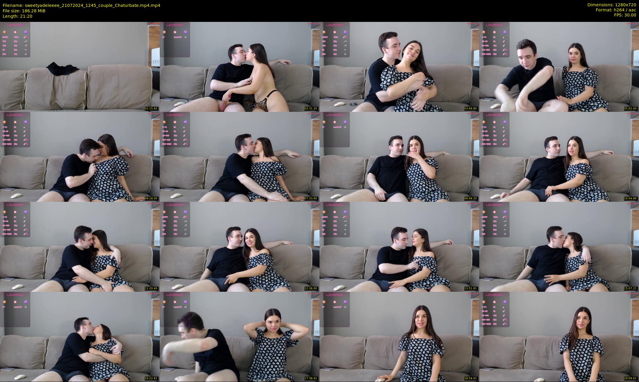 sweetyadeleeee — 22 minute Chaturbate Couple cam show, Jul 21, 2024