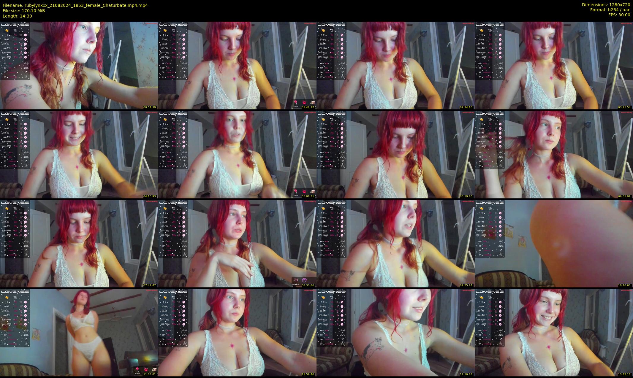 rubylynxxx — 15 minute Chaturbate Female cam show, Aug 21, 2024
