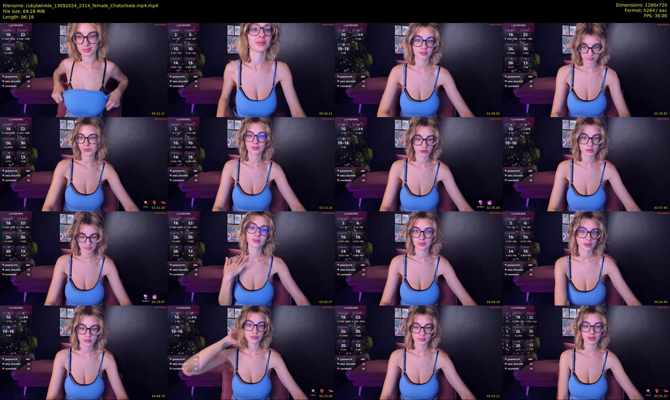 rubytwinkle — Chaturbate Female cam show, Sep 13, 2024