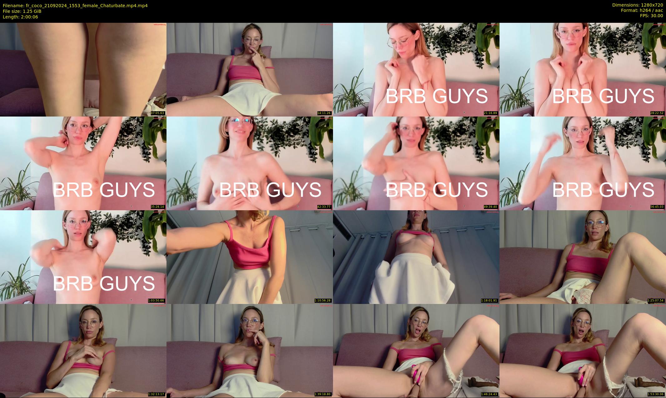 fr_coco — Chaturbate Female cam show, Sep 21, 2024