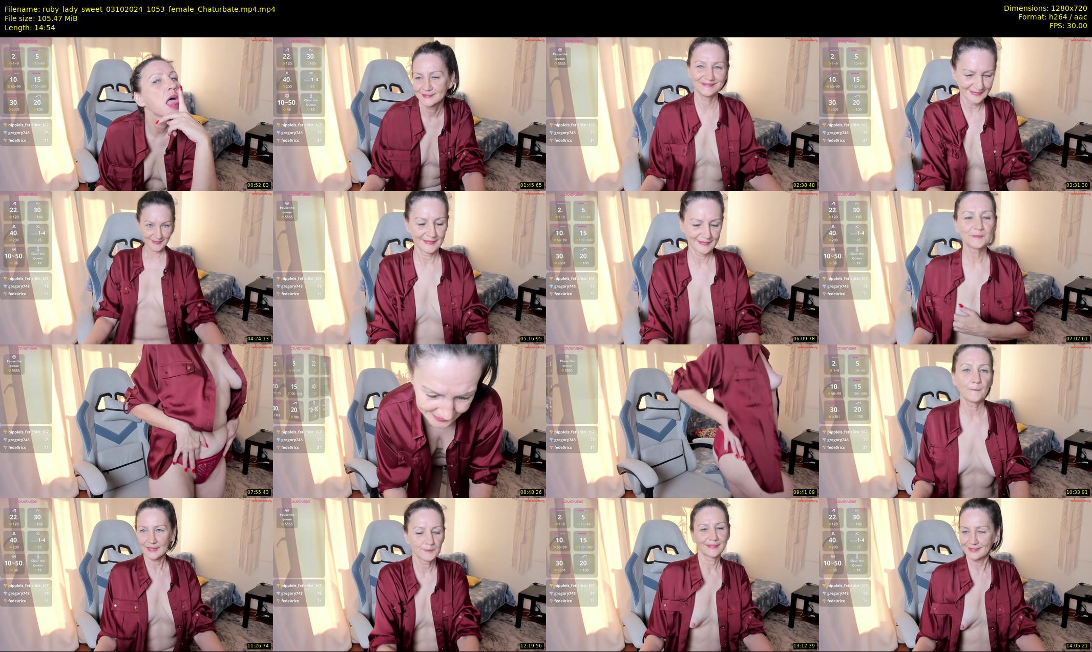 ruby_lady_sweet — Chaturbate Female cam show, Oct 3, 2024