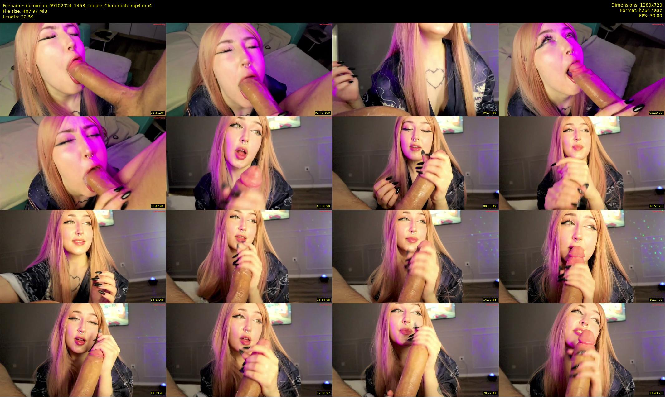 numimun — Chaturbate Couple cam show, Oct 9, 2024