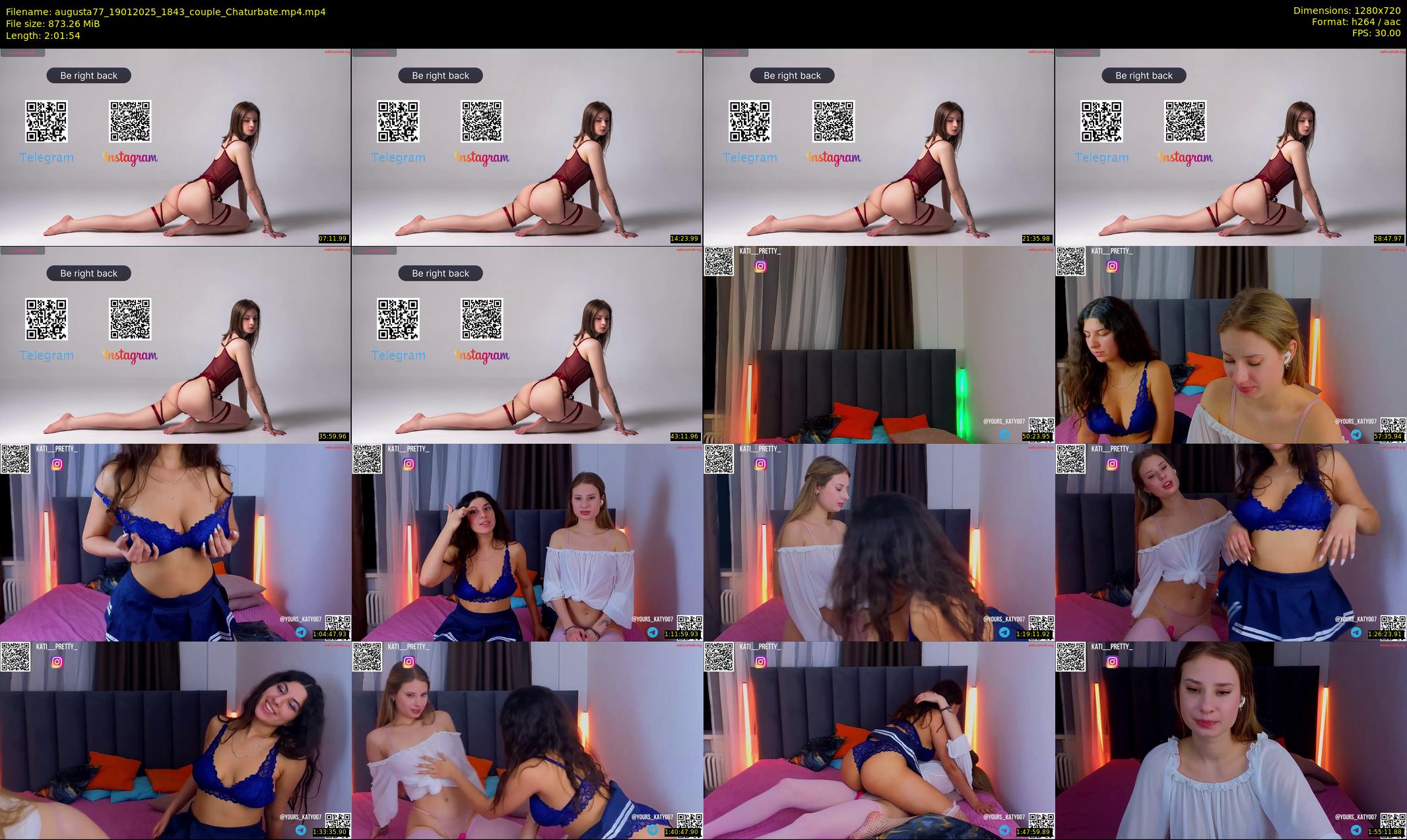 augusta77 — Chaturbate Female cam show, Jan 19, 2025