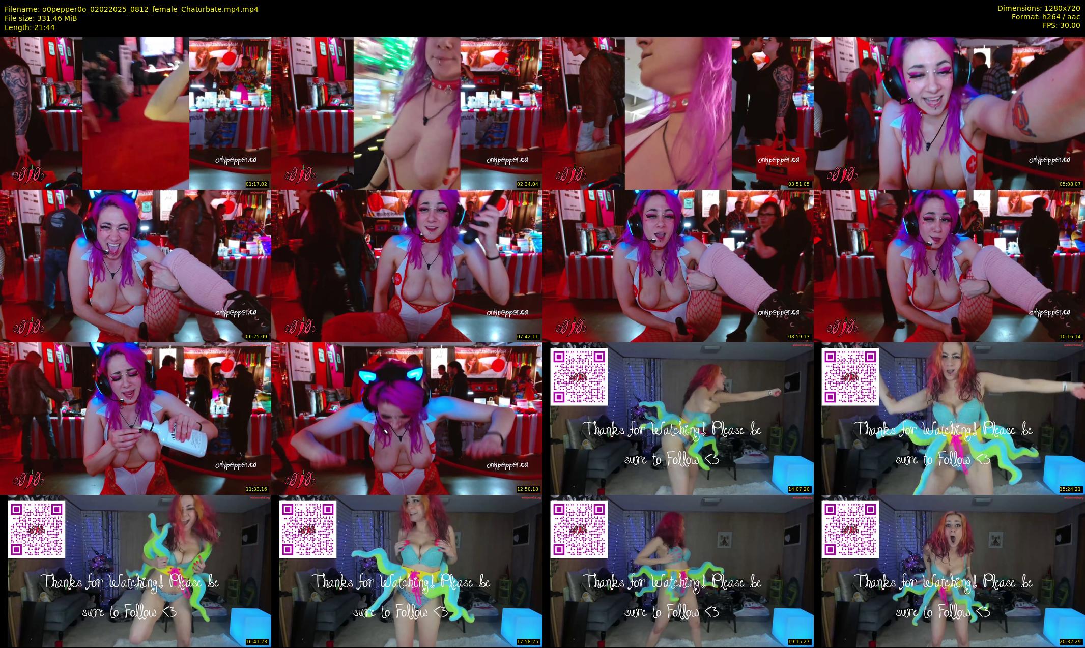 o0pepper0o — Chaturbate Female cam show, Feb 2, 2025