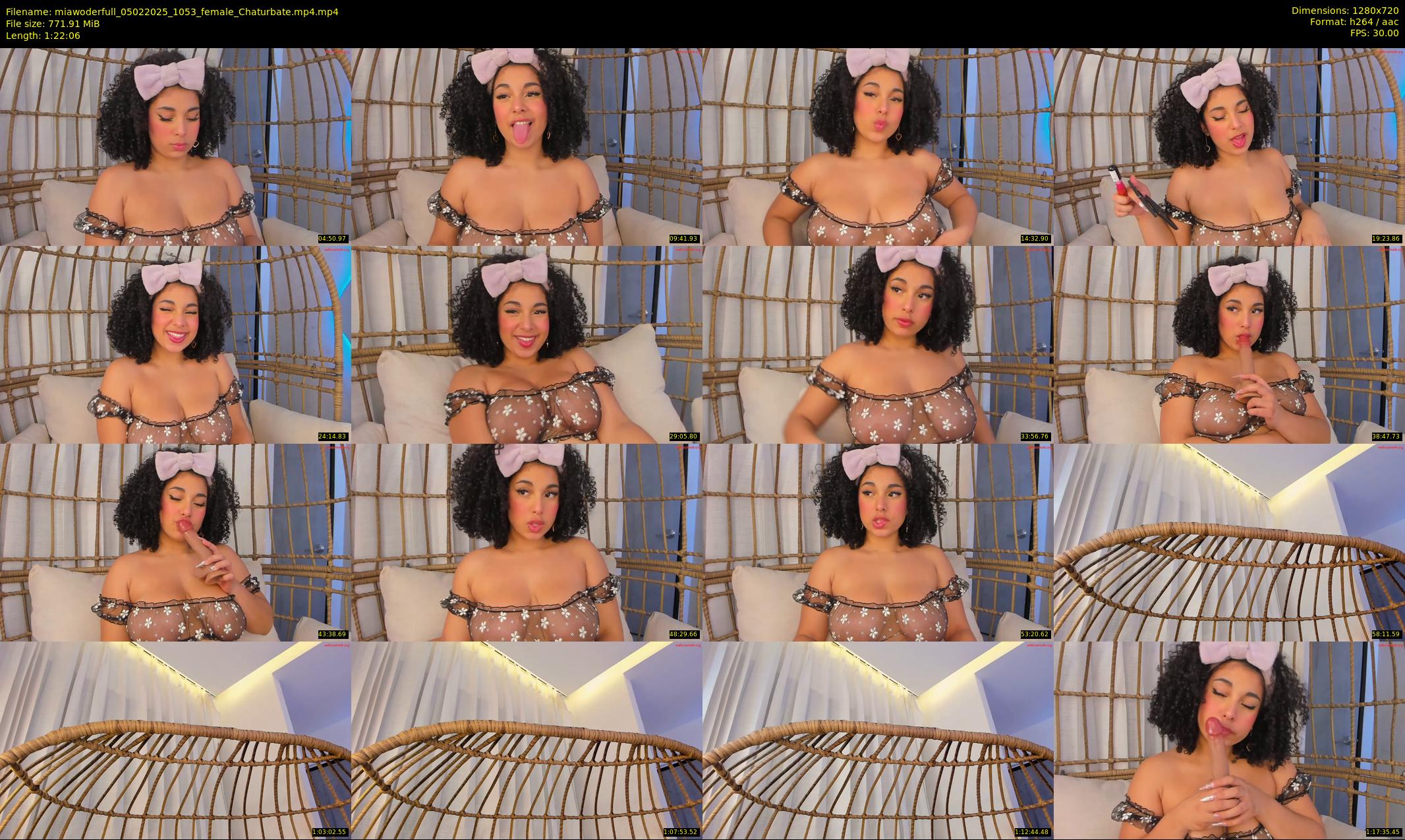 miawoderfull — 83 minute Chaturbate Female cam show, Feb 5, 2025