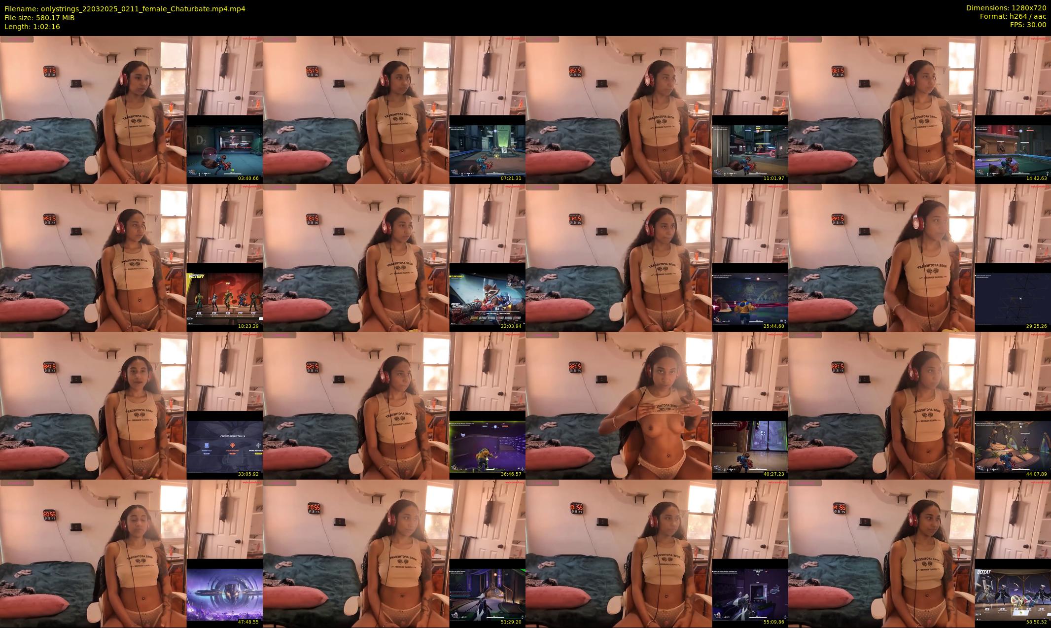 onlystrings — 63 minute Chaturbate Female cam show, Mar 21, 2025