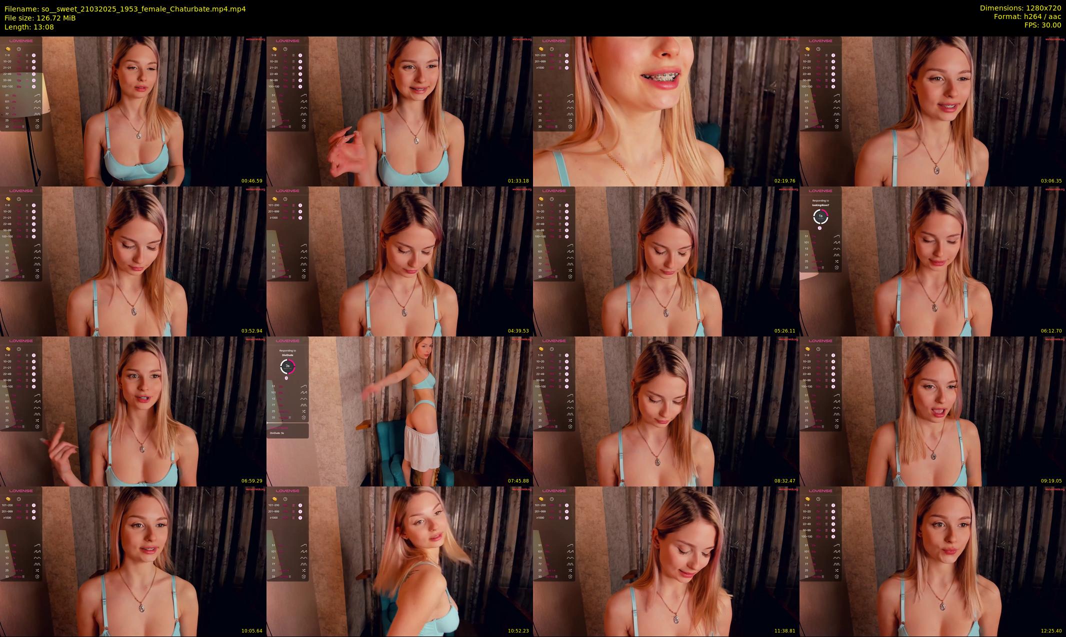 so__sweet — Chaturbate Female cam show, Mar 21, 2025