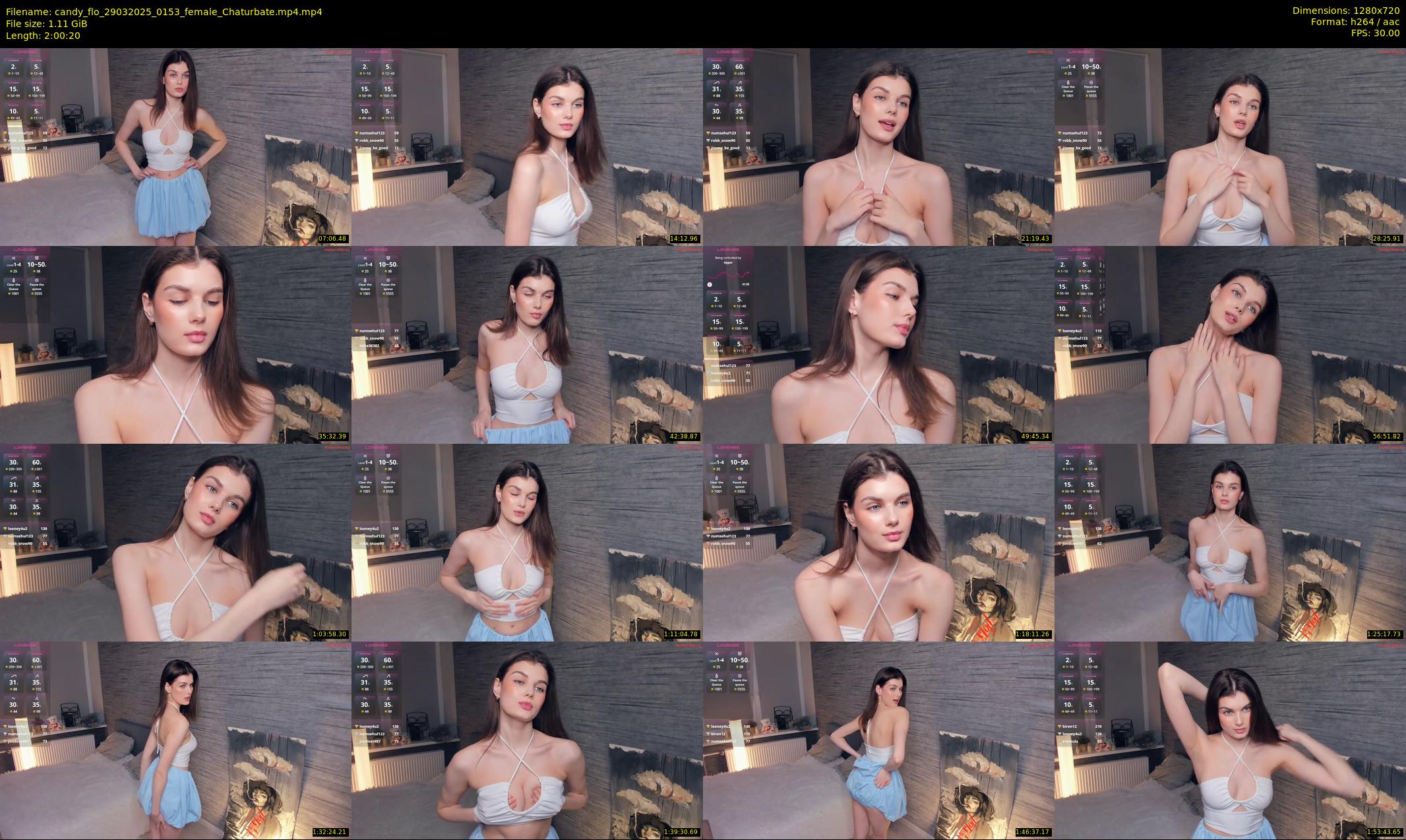 candy_flo — Chaturbate Female cam show, Mar 28, 2025