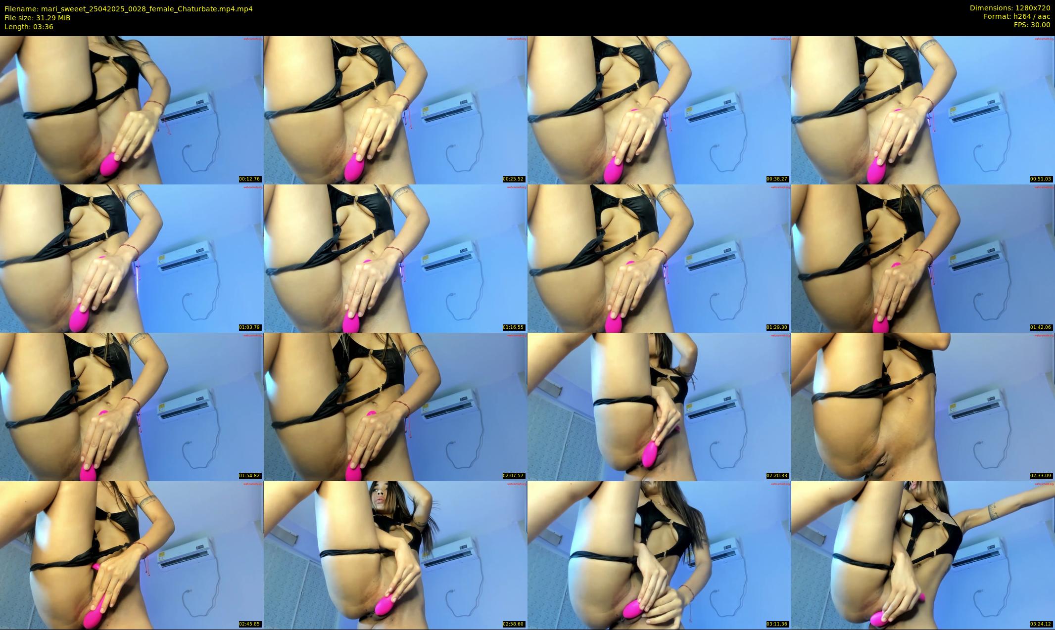 mari_sweeet — Chaturbate Female cam show, Apr 25, 2025