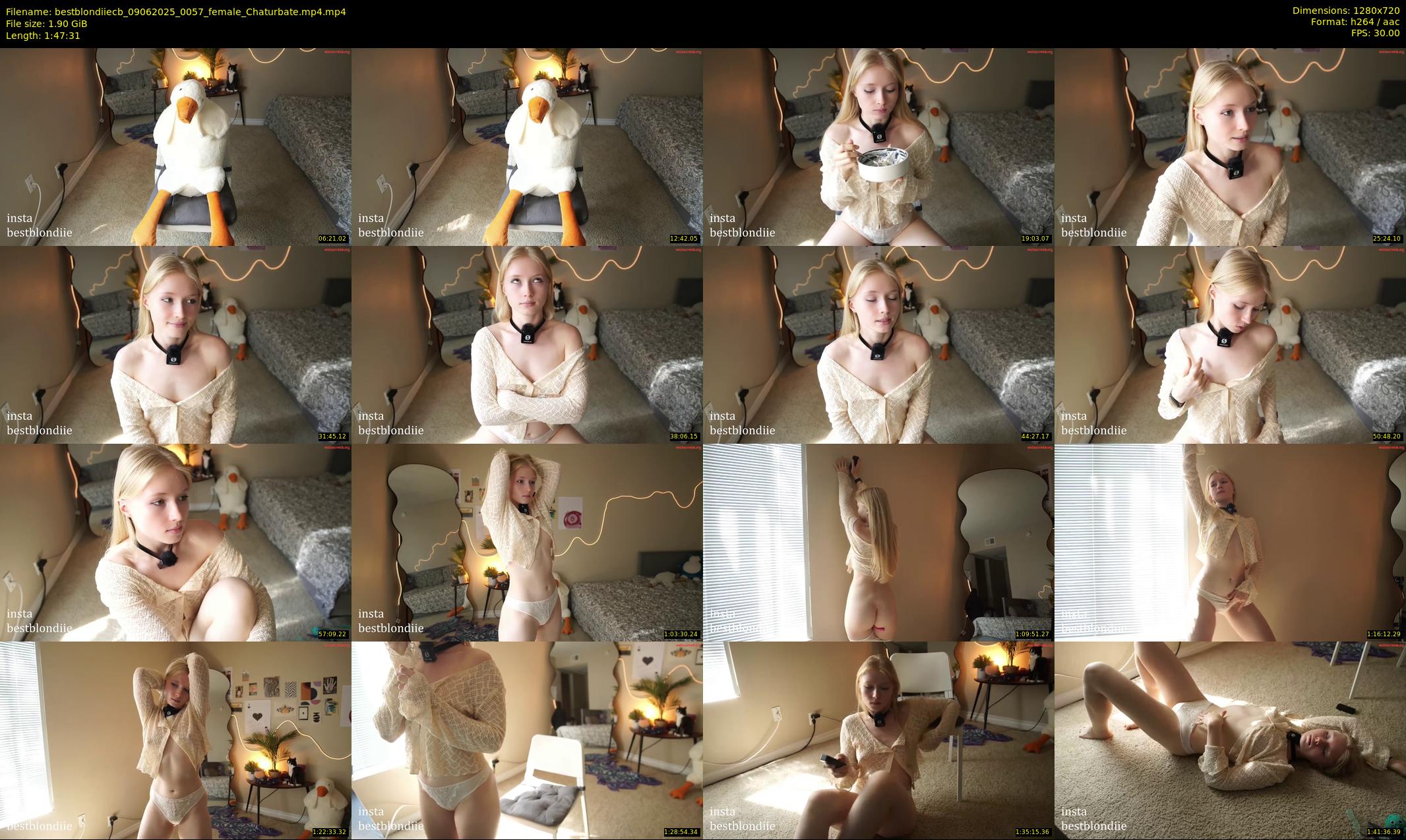 bestblondiiecb — Chaturbate Female cam show, Jun 8, 2025