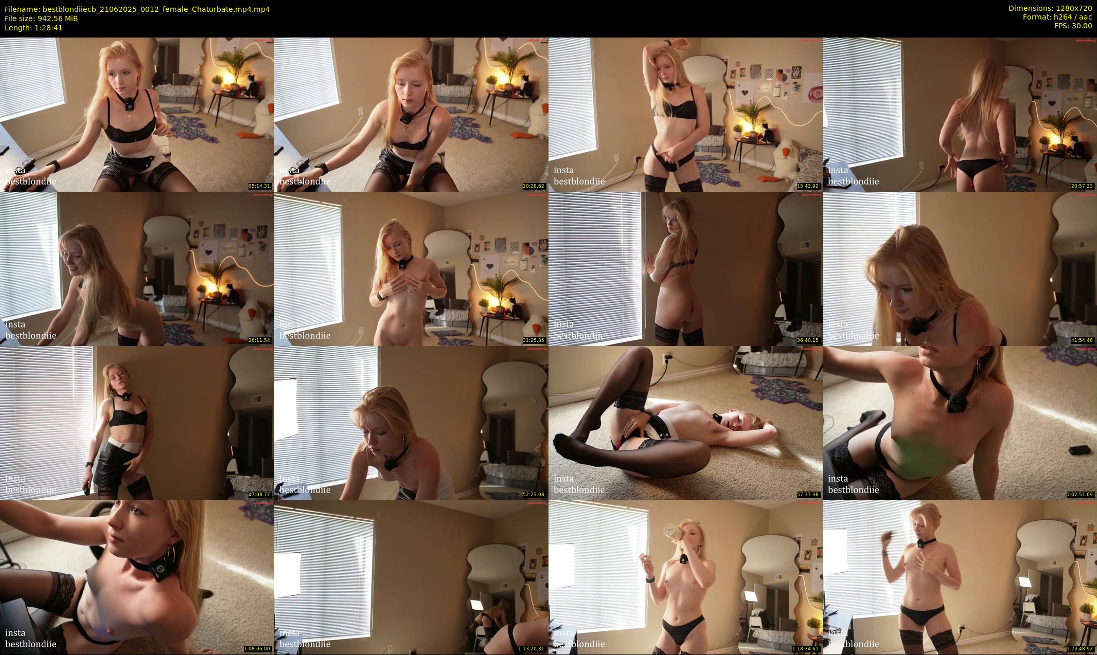 bestblondiiecb — Chaturbate Female cam show, Jun 20, 2025
