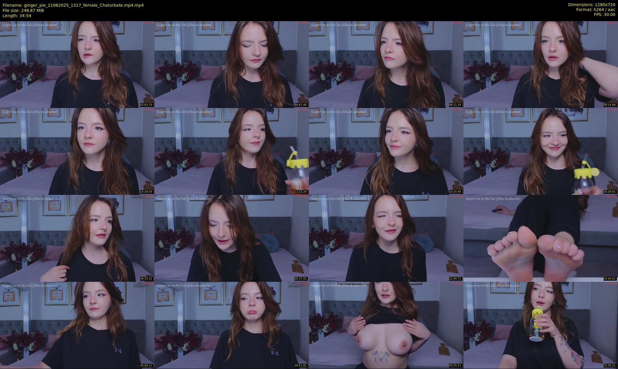 ginger_pie — Chaturbate Female cam show, Jun 21, 2025
