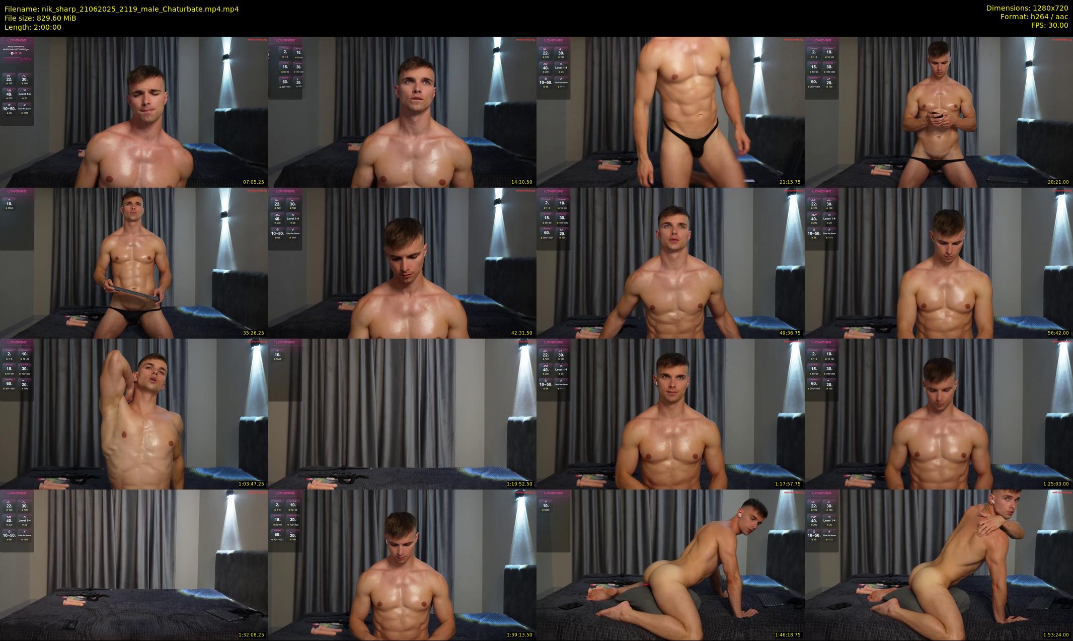 nik_sharp — Chaturbate Male cam show, Jun 21, 2025