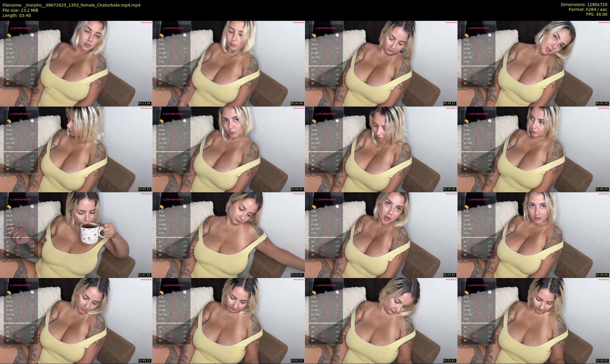 _morpho_ — Chaturbate Female cam show, Jul 9, 2025