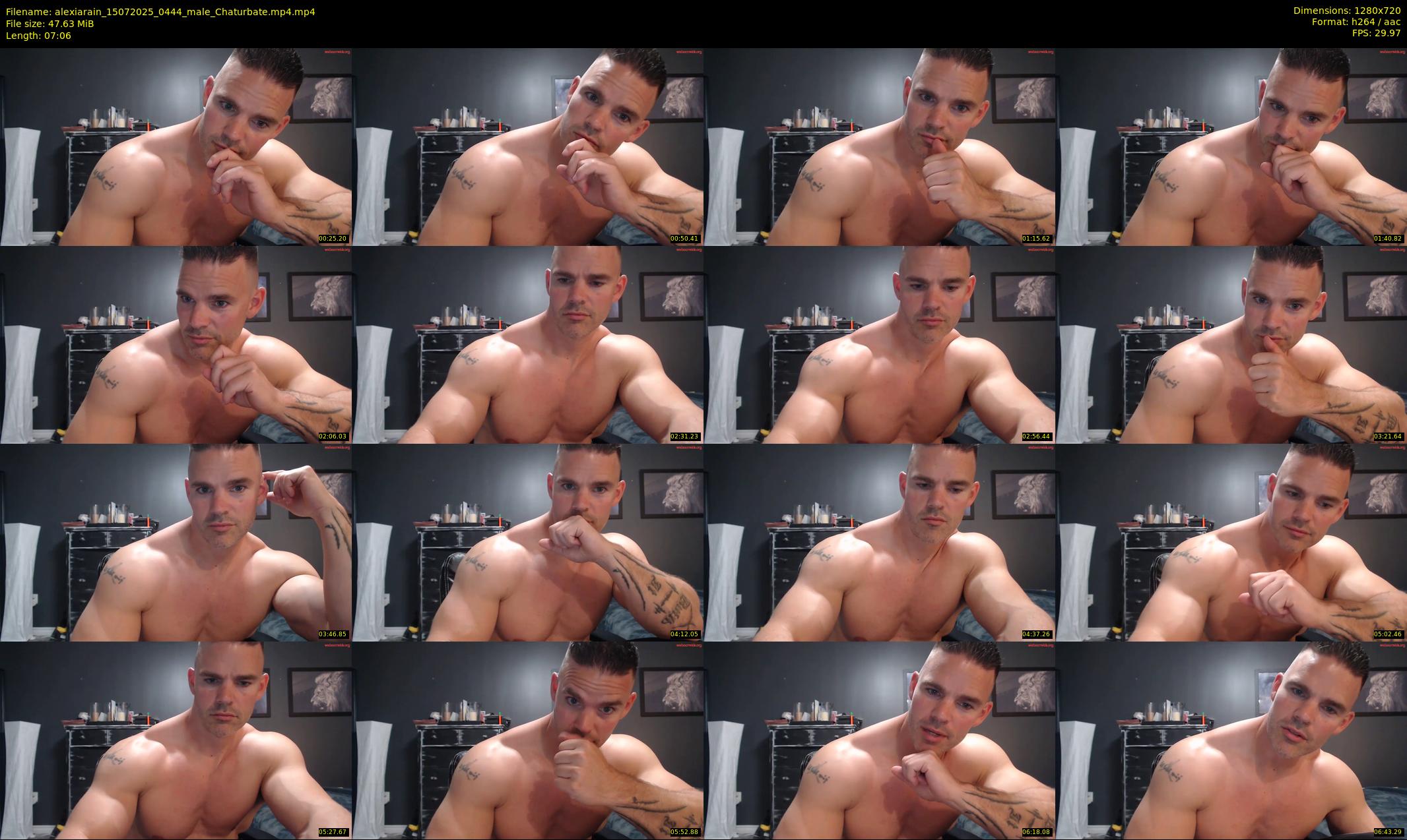 alexiarain — Chaturbate Male cam show, Jul 14, 2025