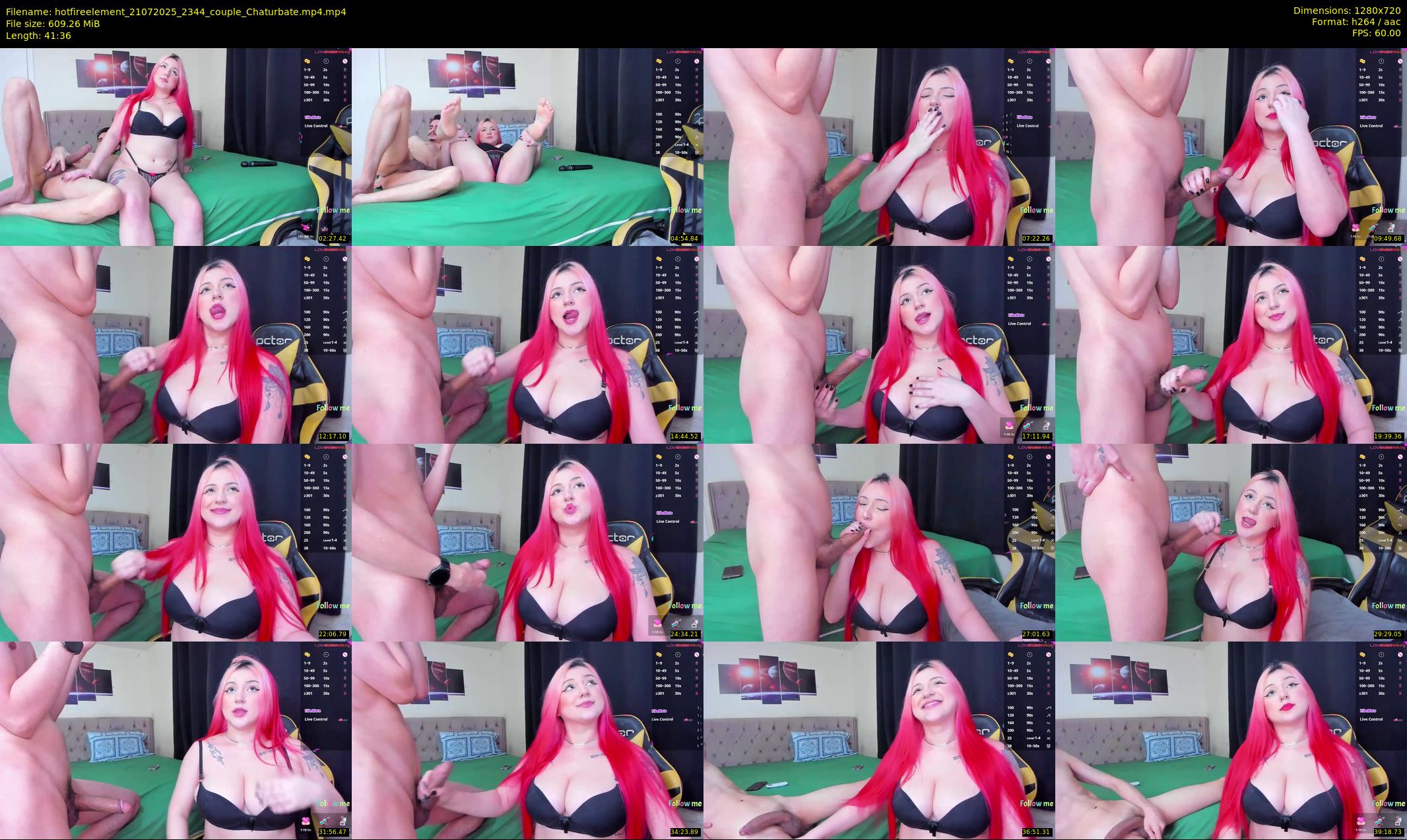 hotfireelement — Chaturbate Couple cam show, Jul 21, 2025