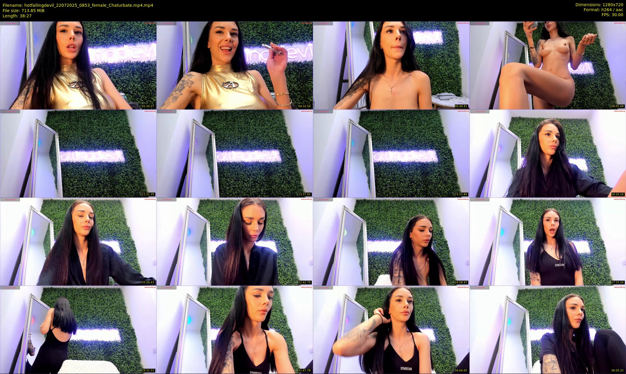 hotfallingdevil — Chaturbate Female cam show, Jul 22, 2025